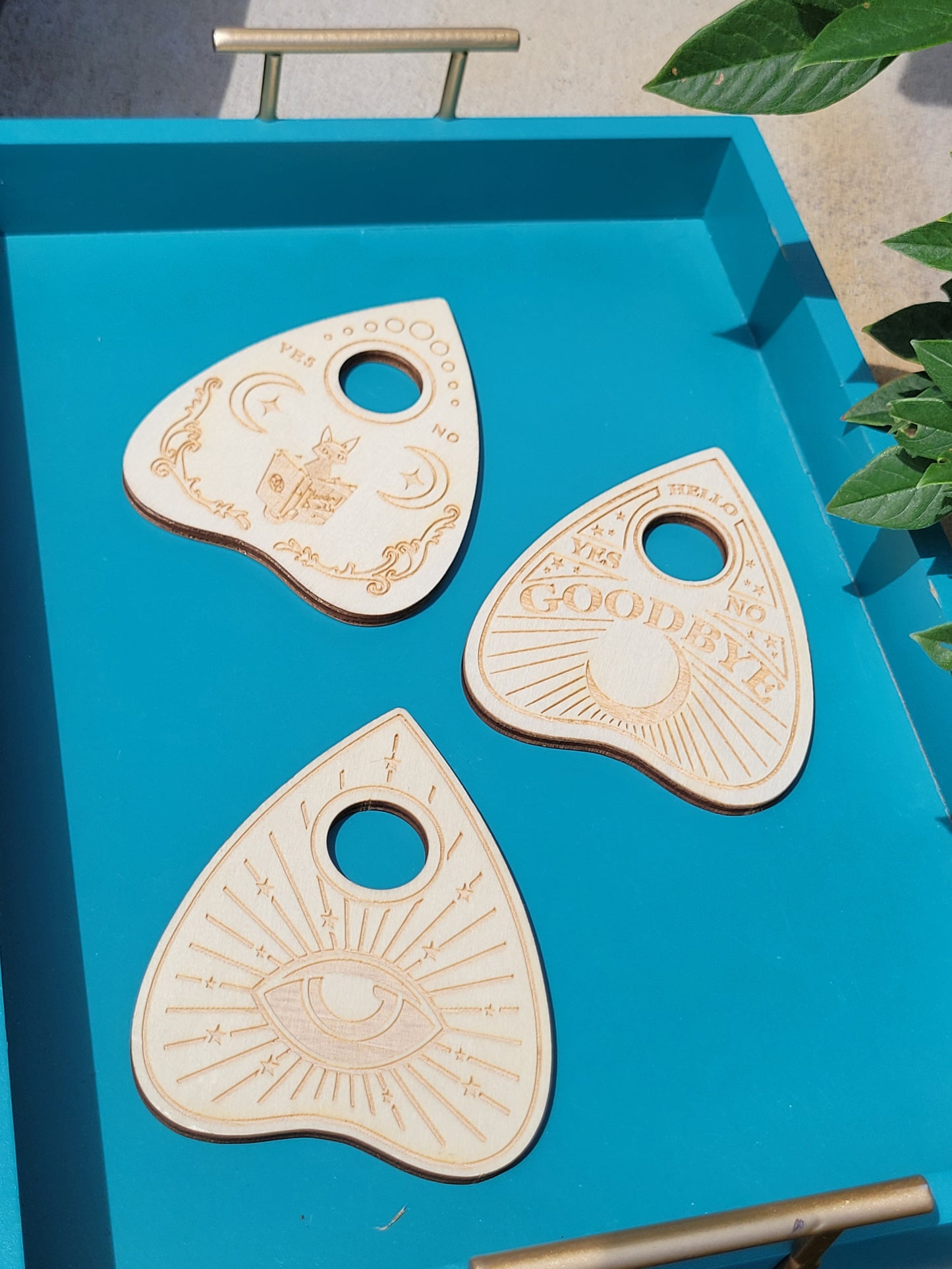 Wooden Planchette Sphere Stands