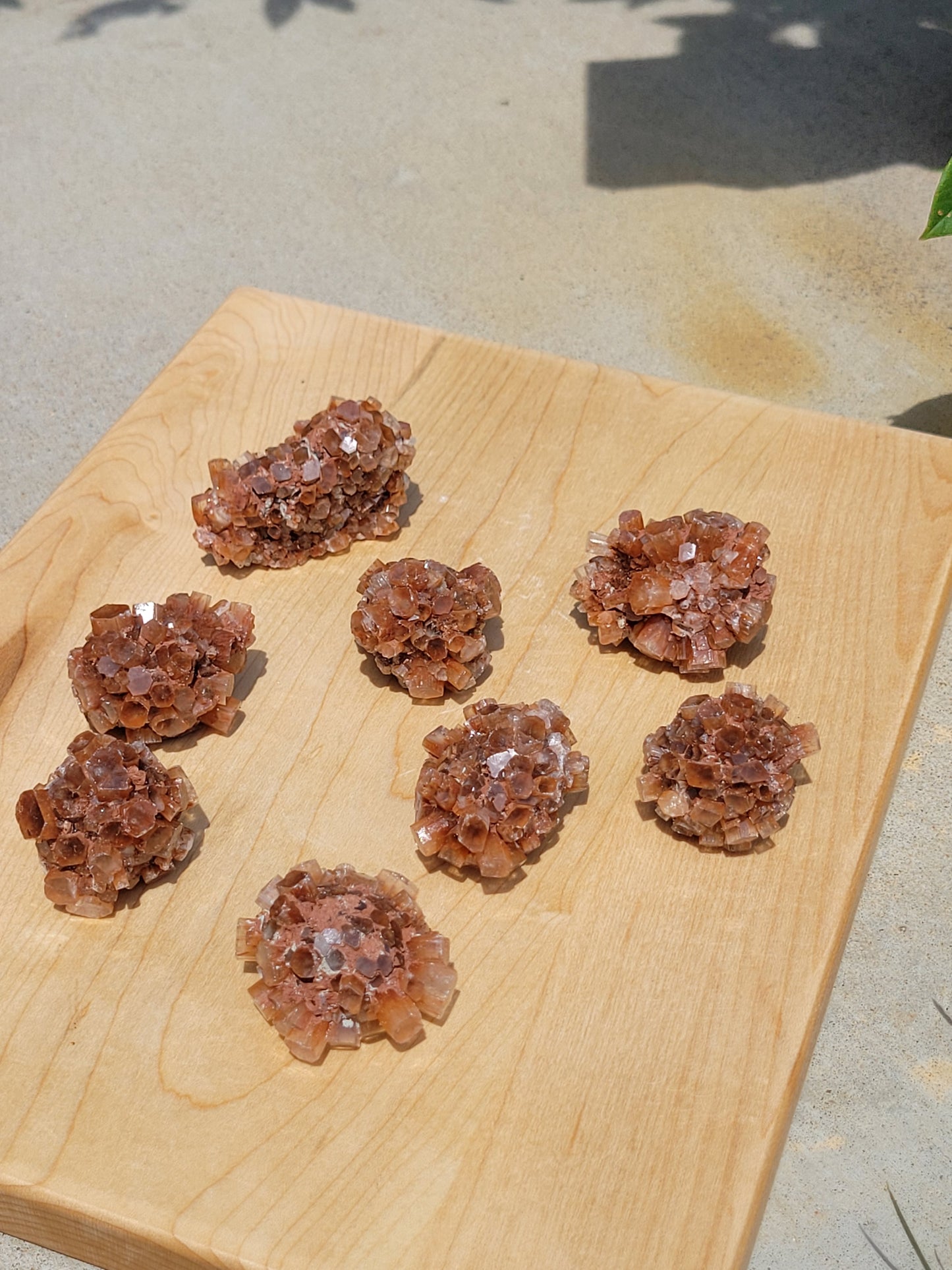 Raw Red Aragonite Specimens