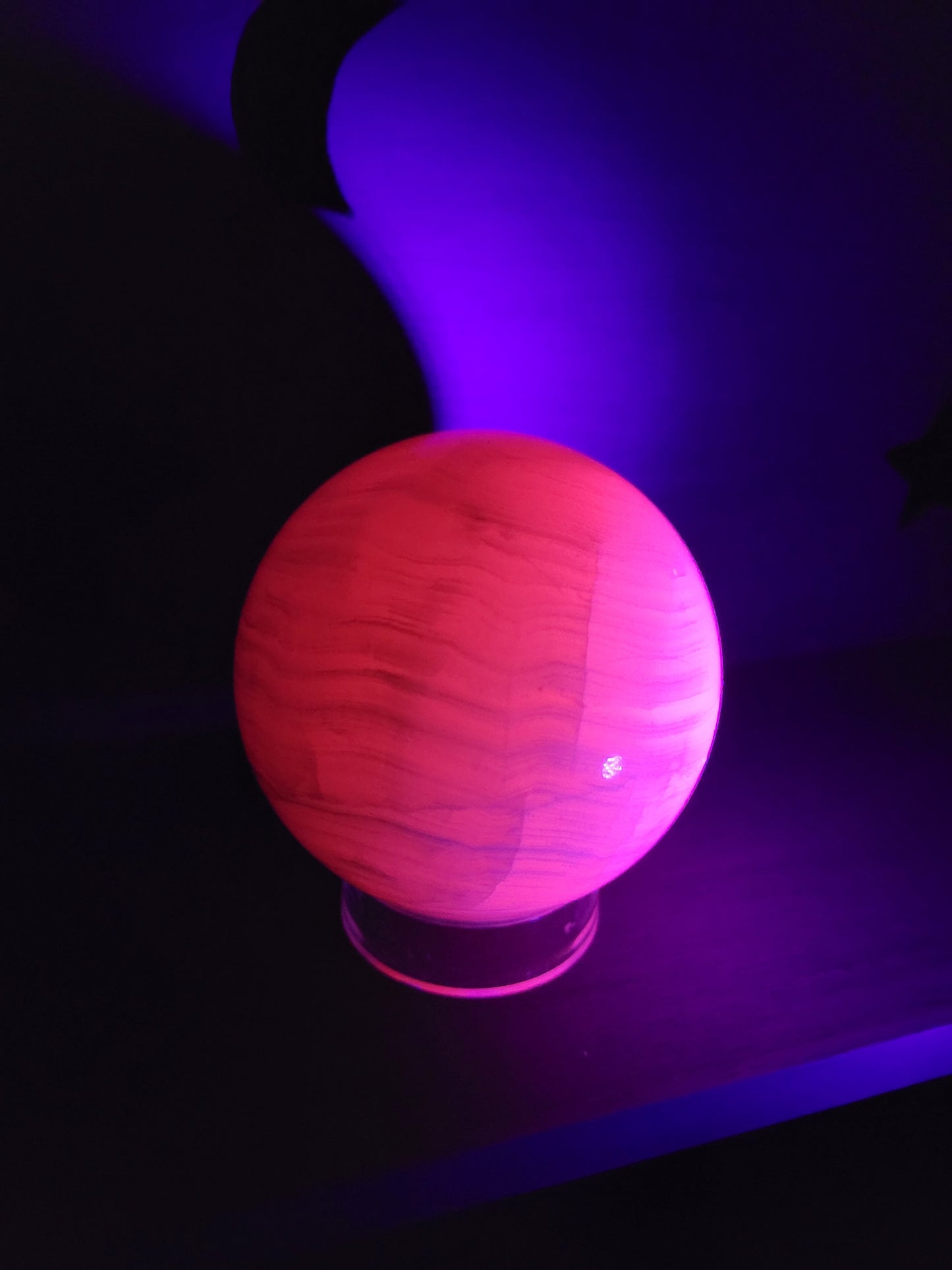 Pink Mangano Calcite Spheres
