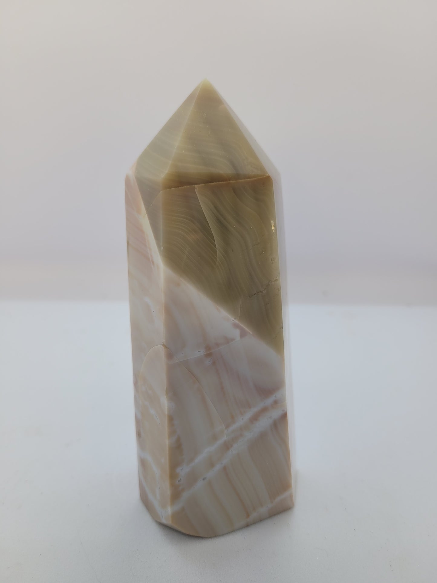 Chunky Botswana Agate Tower