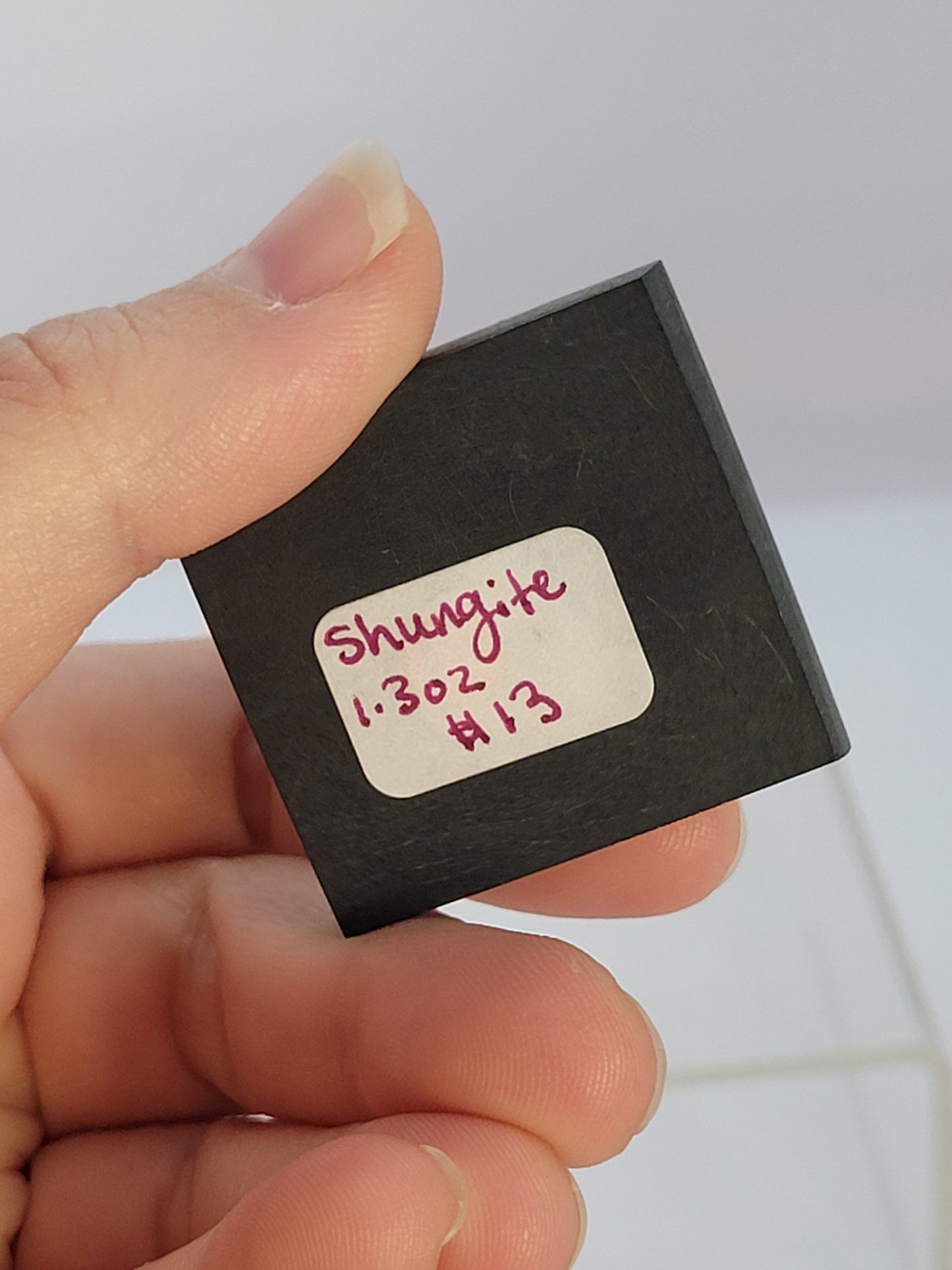 Shungite Pyramid carving- small