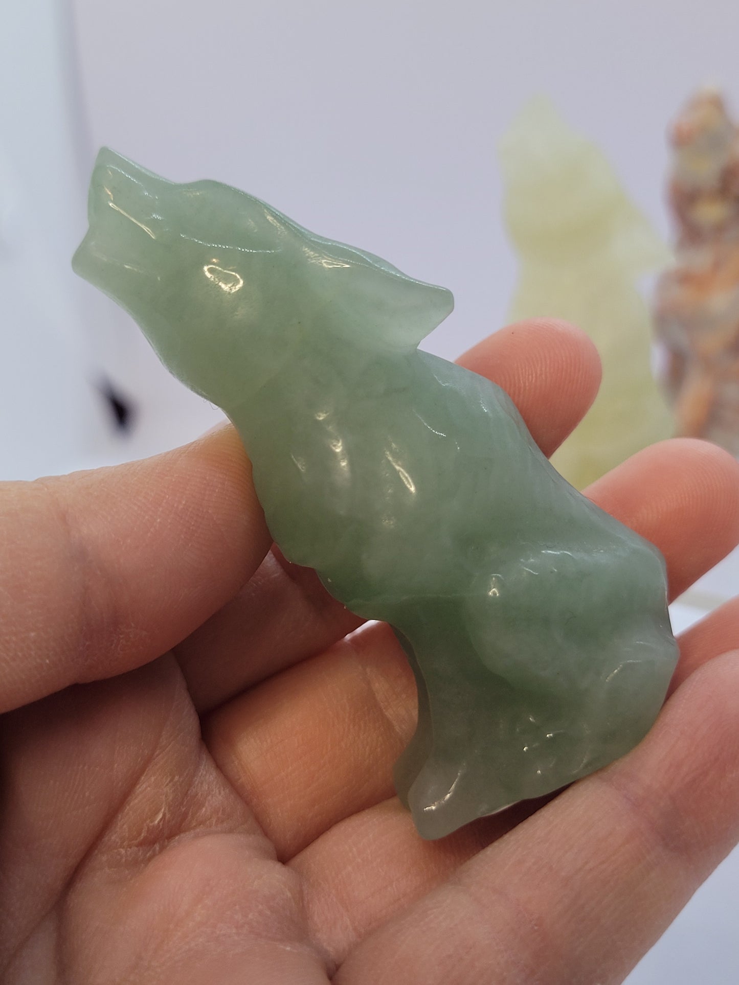 Howling Wolf Carvings