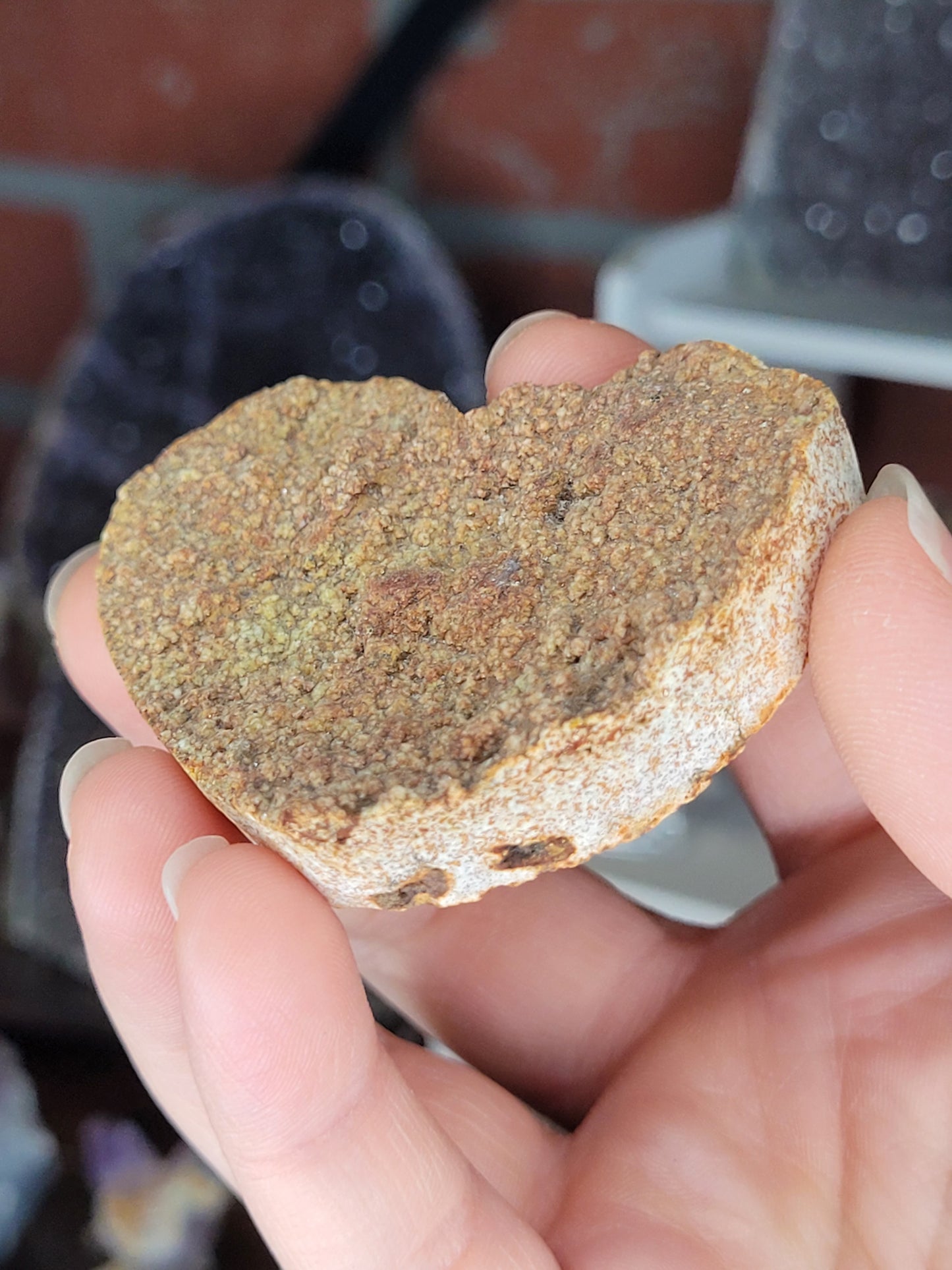Assorted Raw Amethyst Hearts