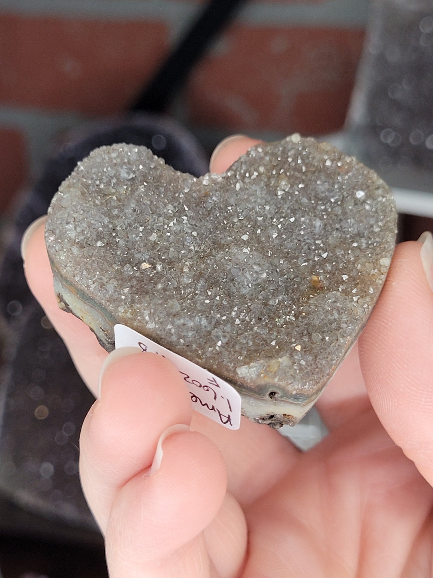Assorted Raw Amethyst Hearts