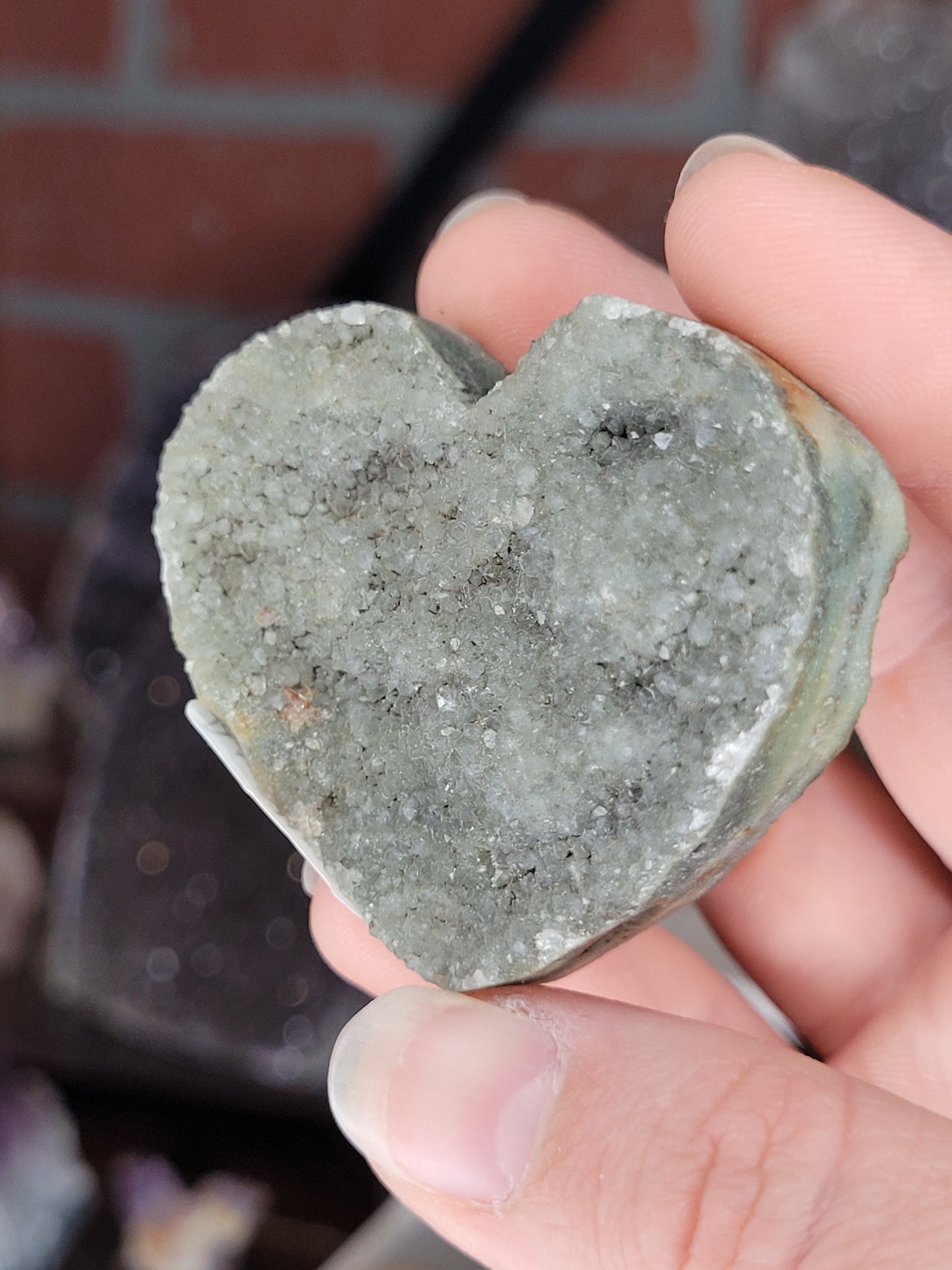 Assorted Raw Amethyst Hearts