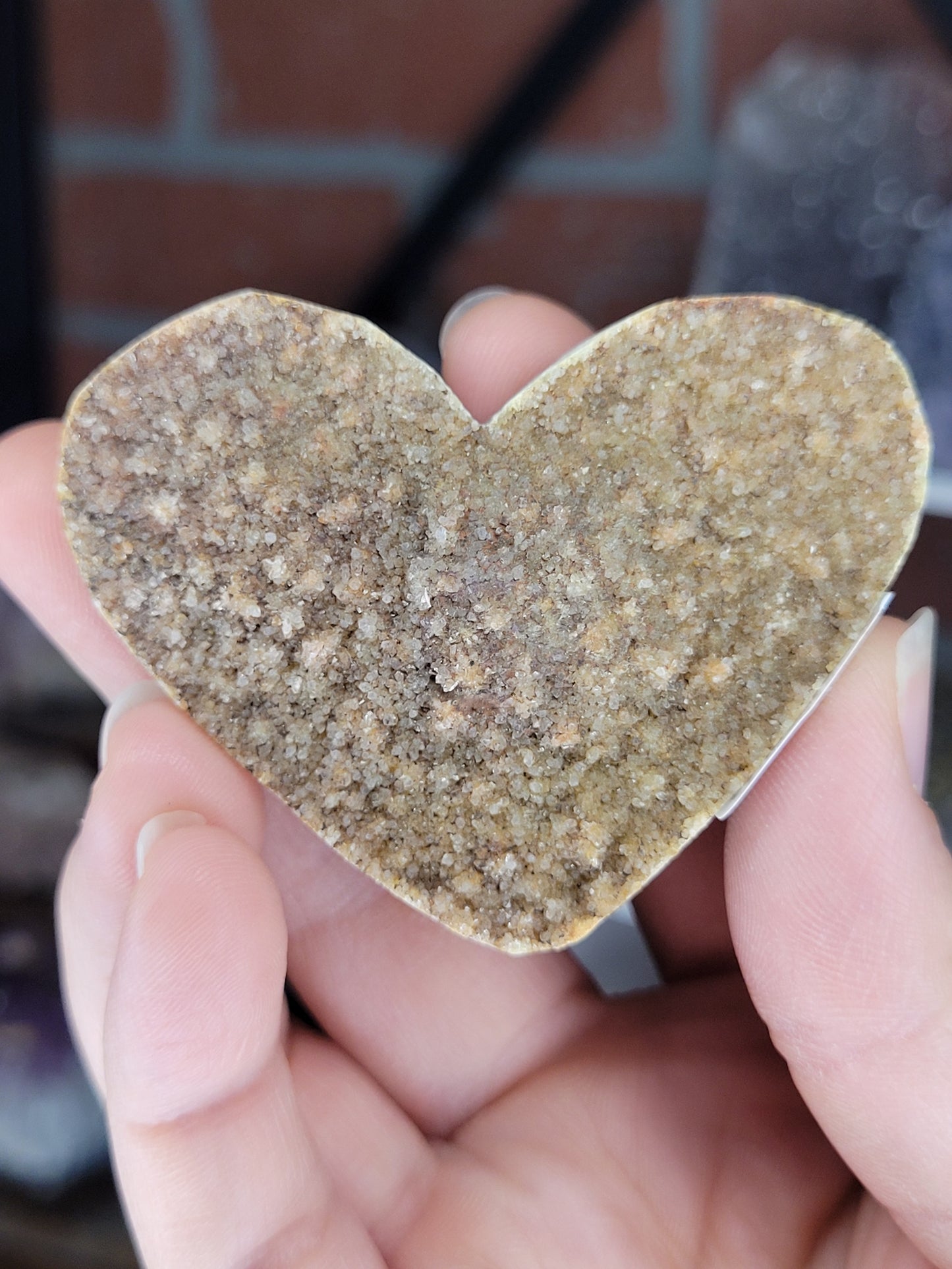 Assorted Raw Amethyst Hearts