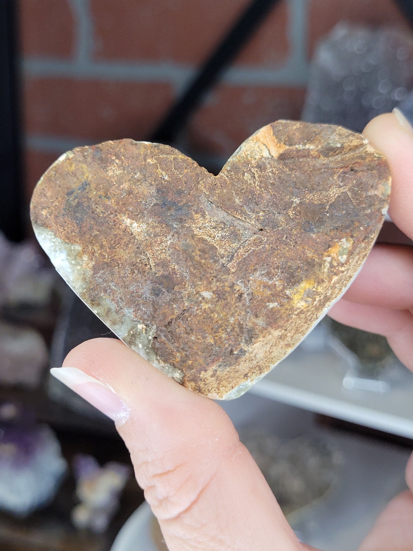 Assorted Raw Amethyst Hearts