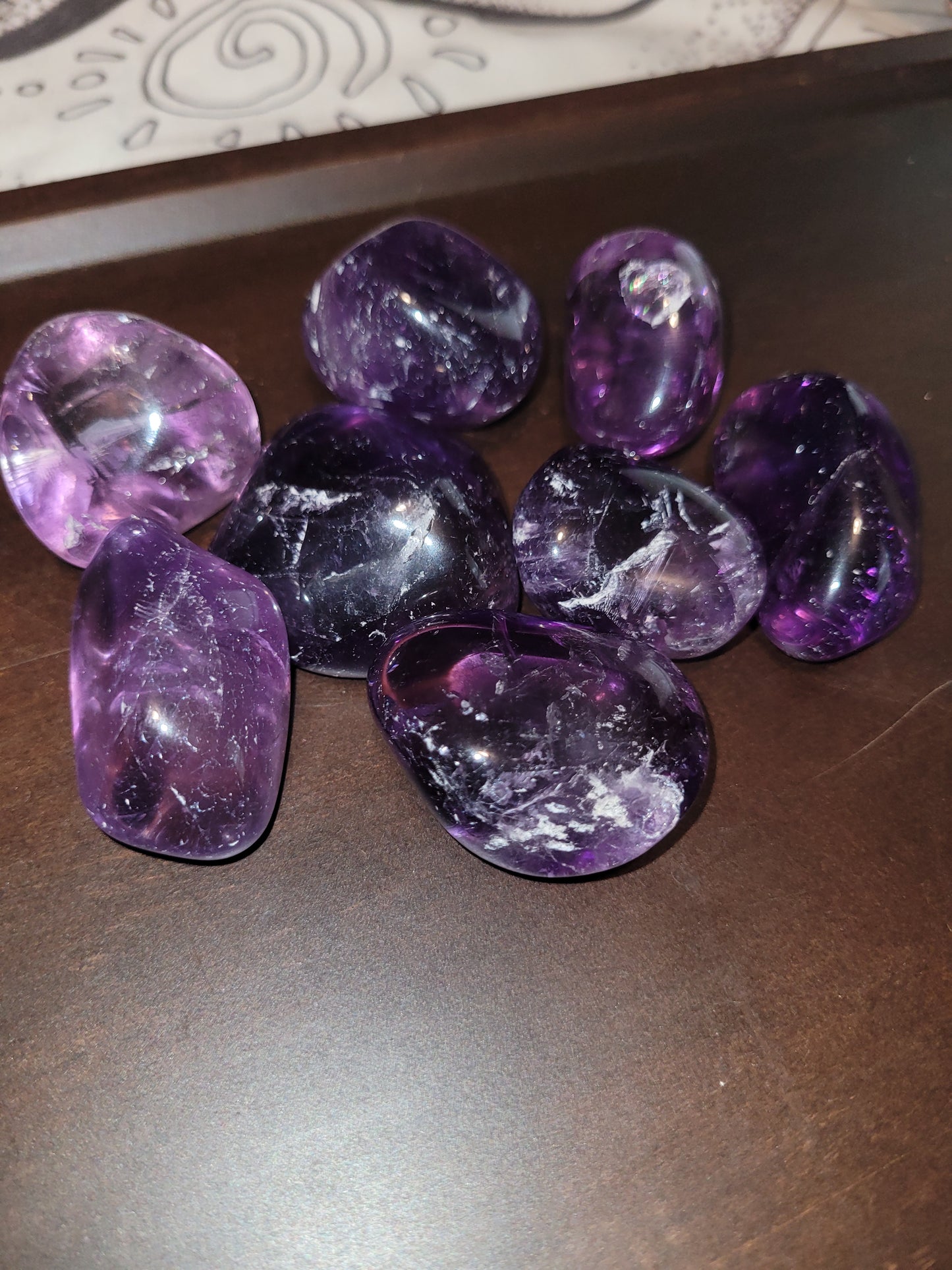 Brazilian Amethyst Tumbles - Large/XL