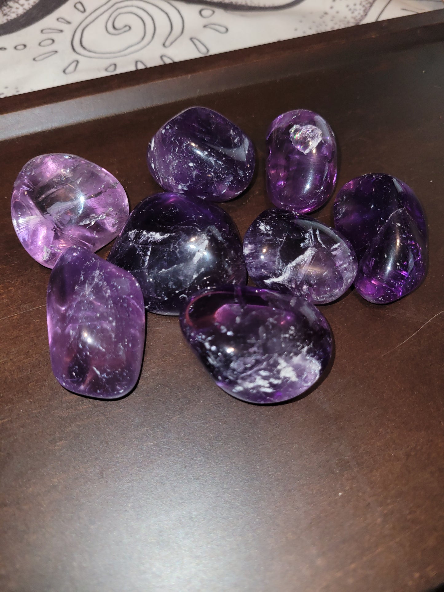 Brazilian Amethyst Tumbles - Large/XL
