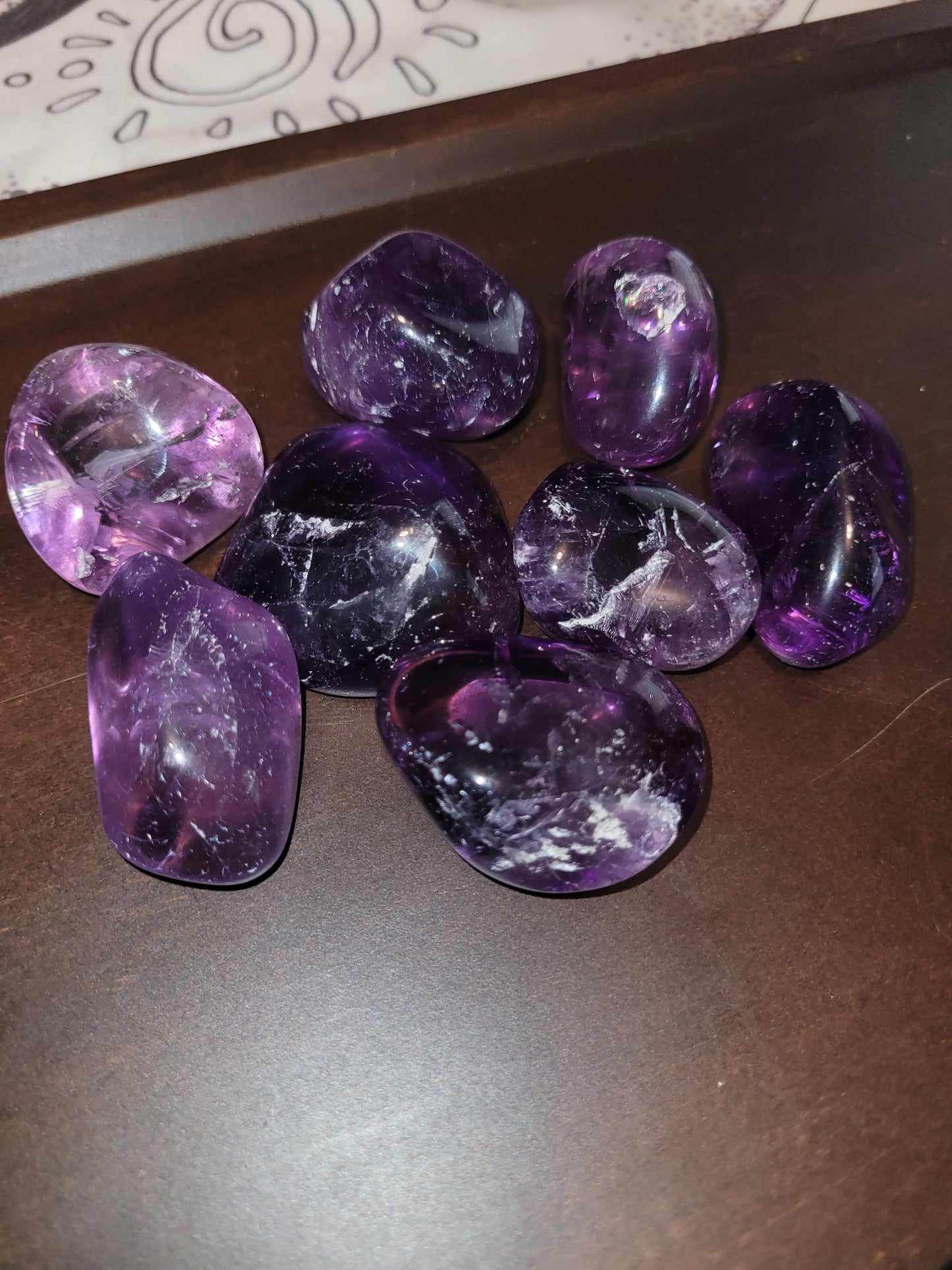 Brazilian Amethyst Tumbles - Large/XL