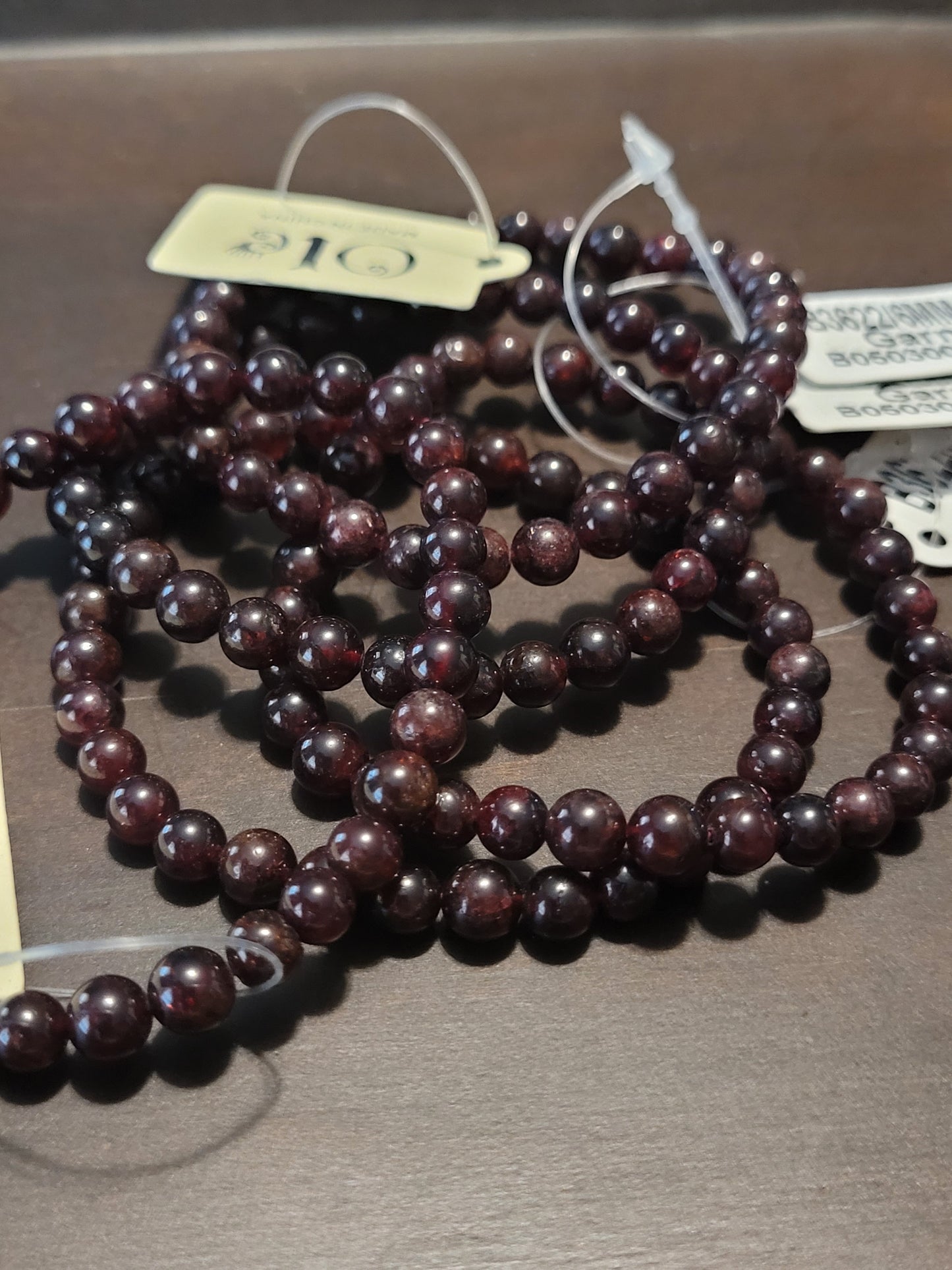 Garnet Bracelets - 6mm
