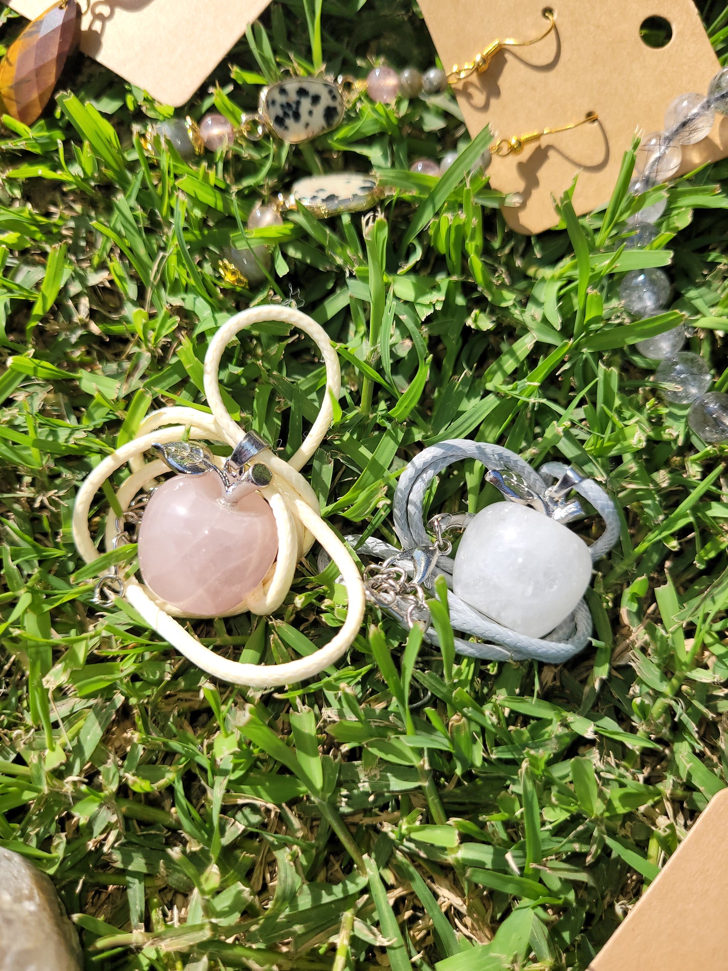 Crystal Apple Pendant Neckalces