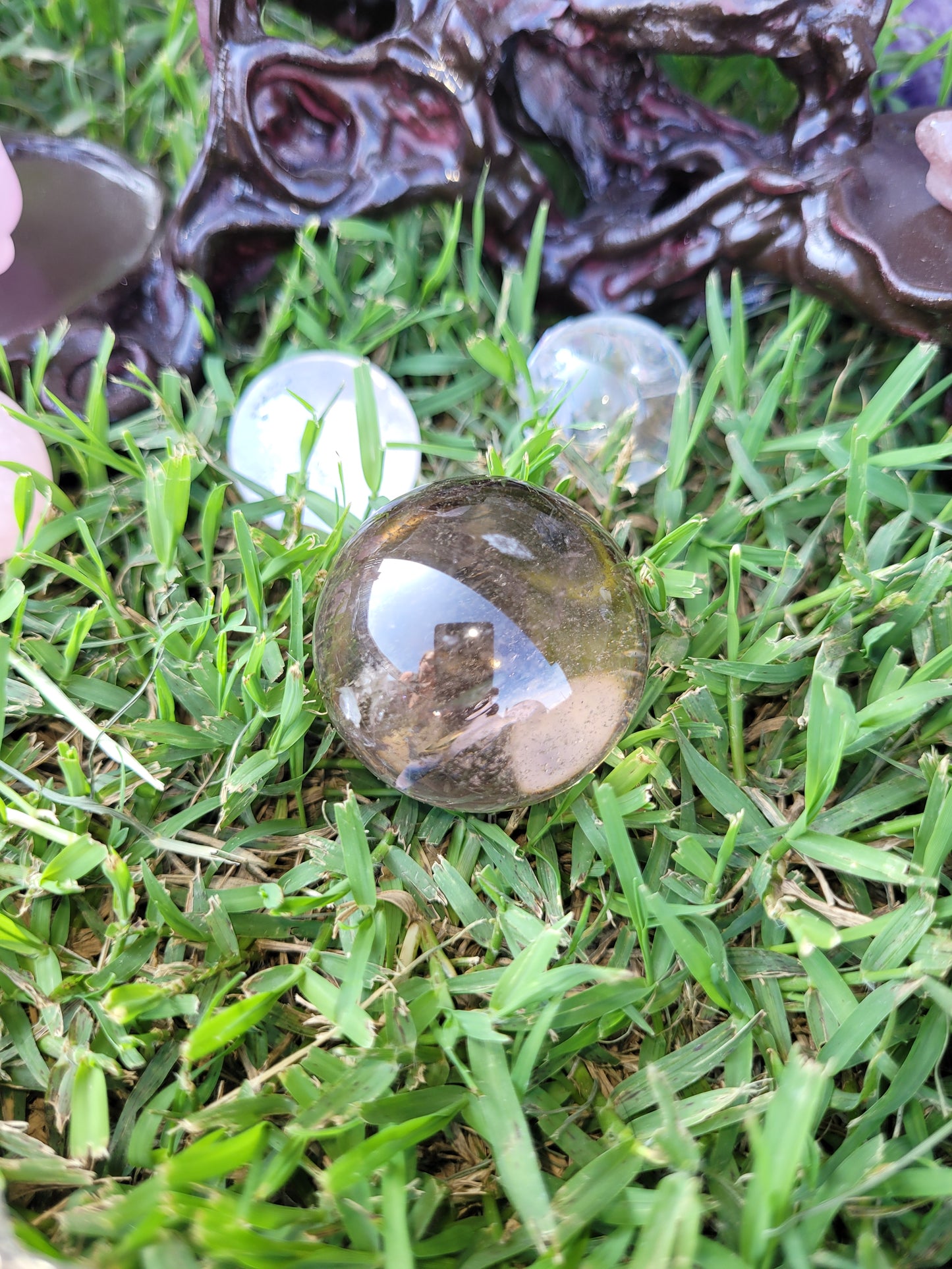 Smoky Quartz Sphere - Small