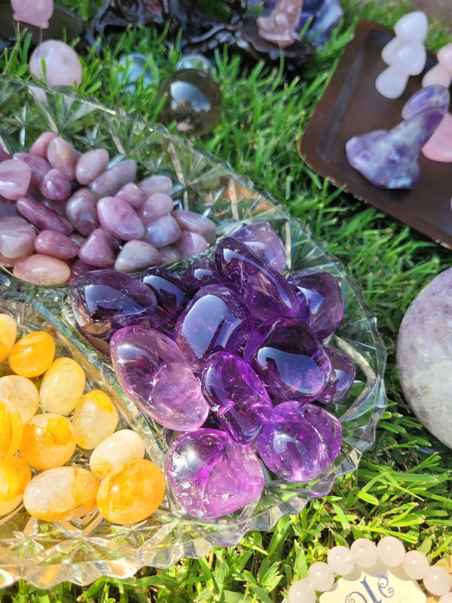 Brazilian Amethyst Tumbles - Large/XL