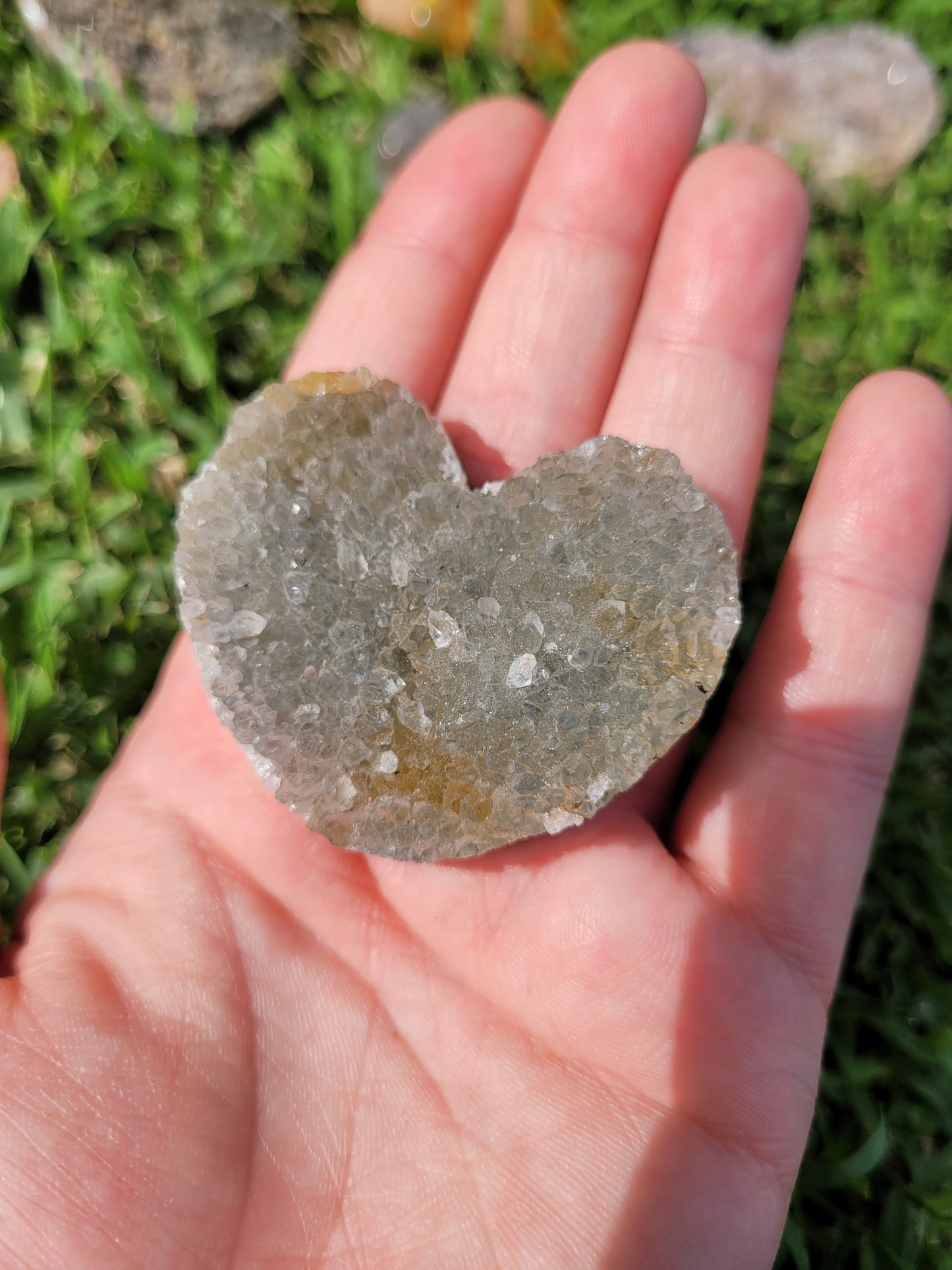 Assorted Raw Amethyst Hearts