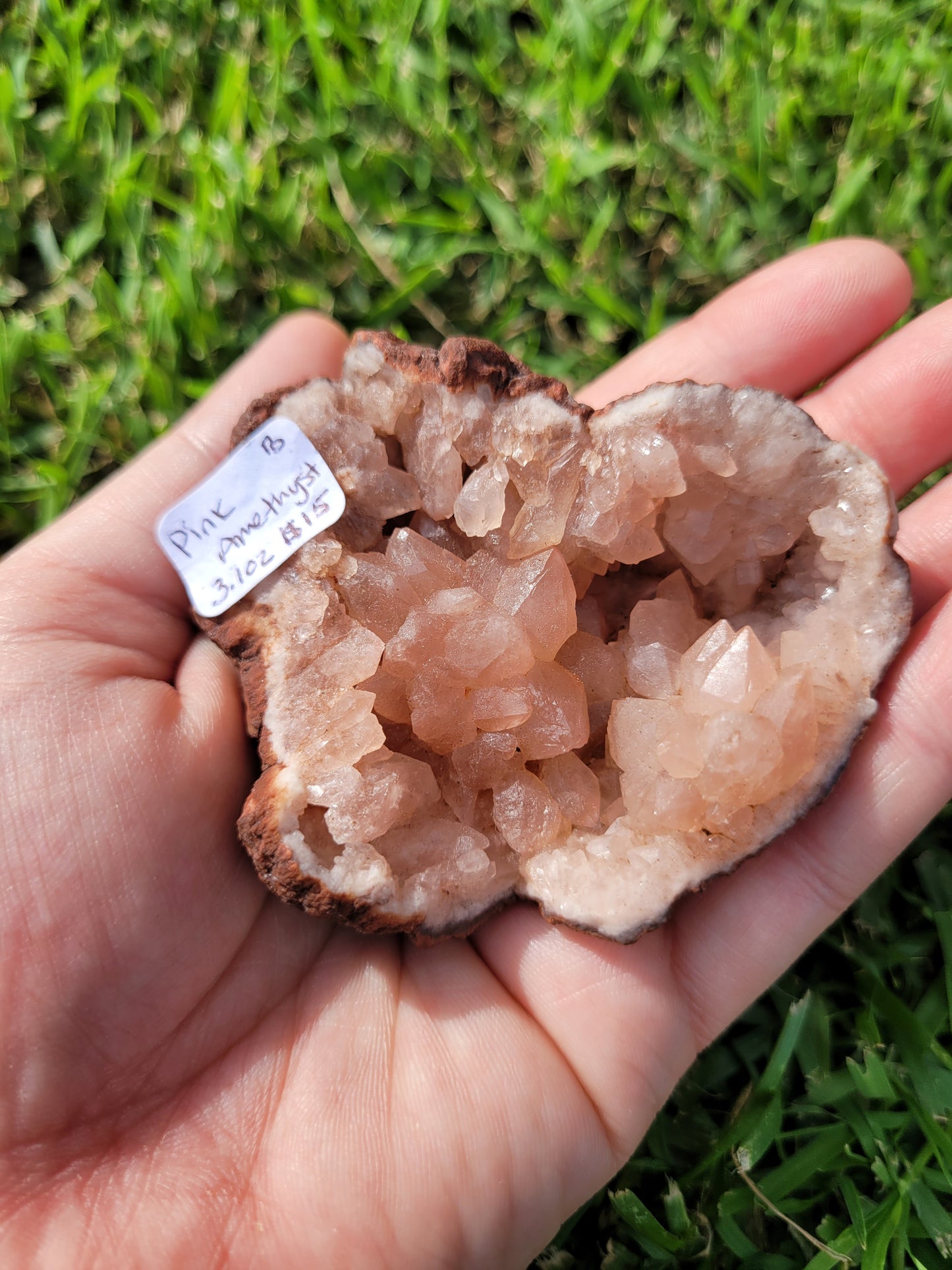 Pink Amethyst Geode Specimens