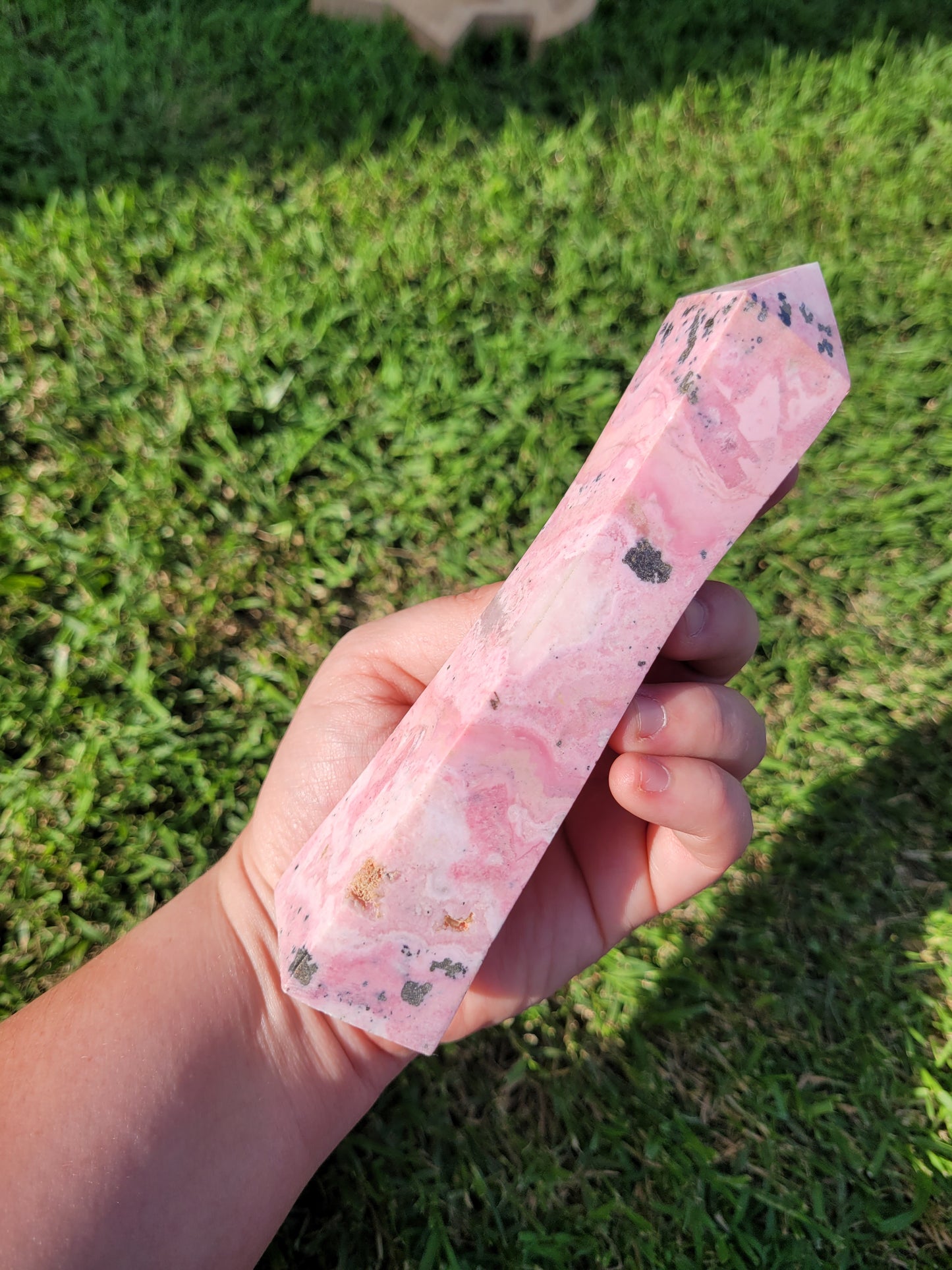 Peruvian Rhodonite Obolisk Towers