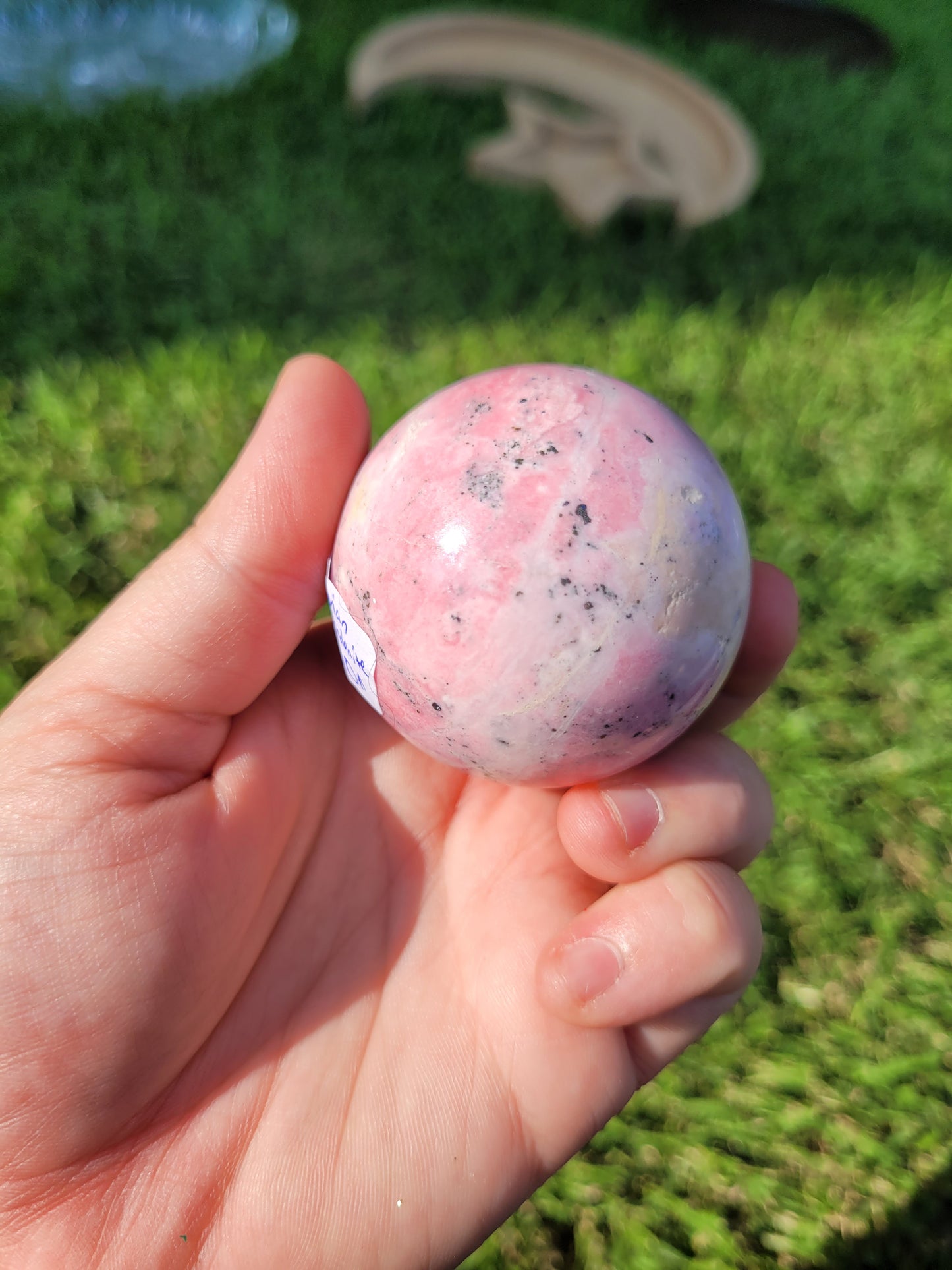 Peruvian Rhodonite Spheres