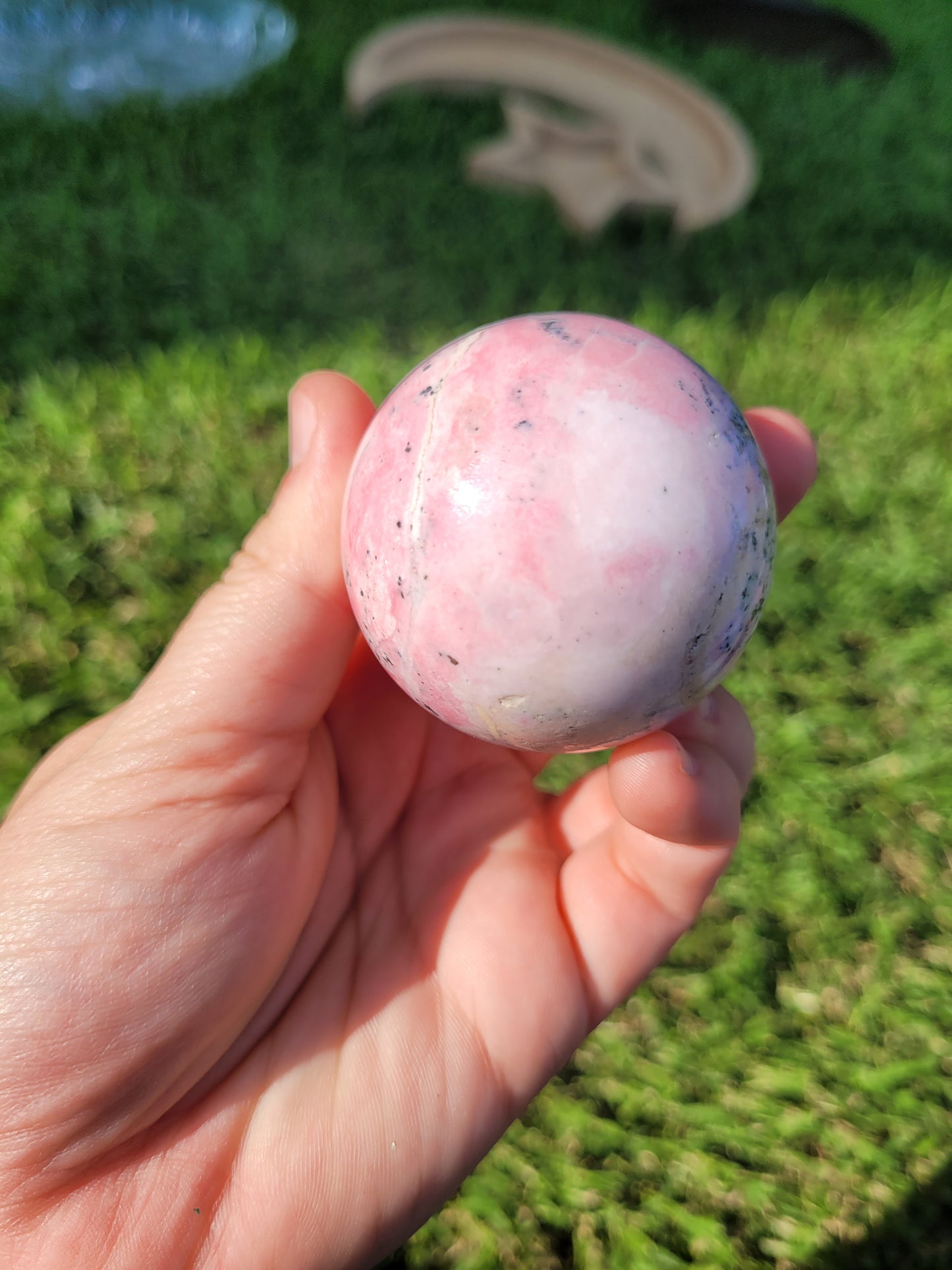 Peruvian Rhodonite Spheres