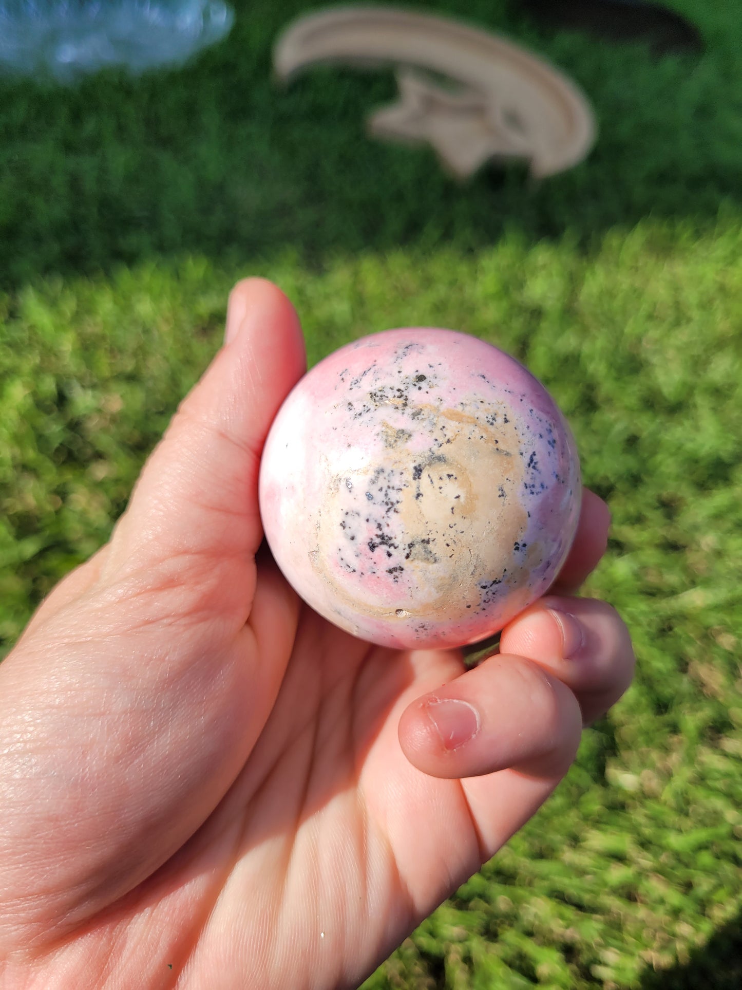 Peruvian Rhodonite Spheres