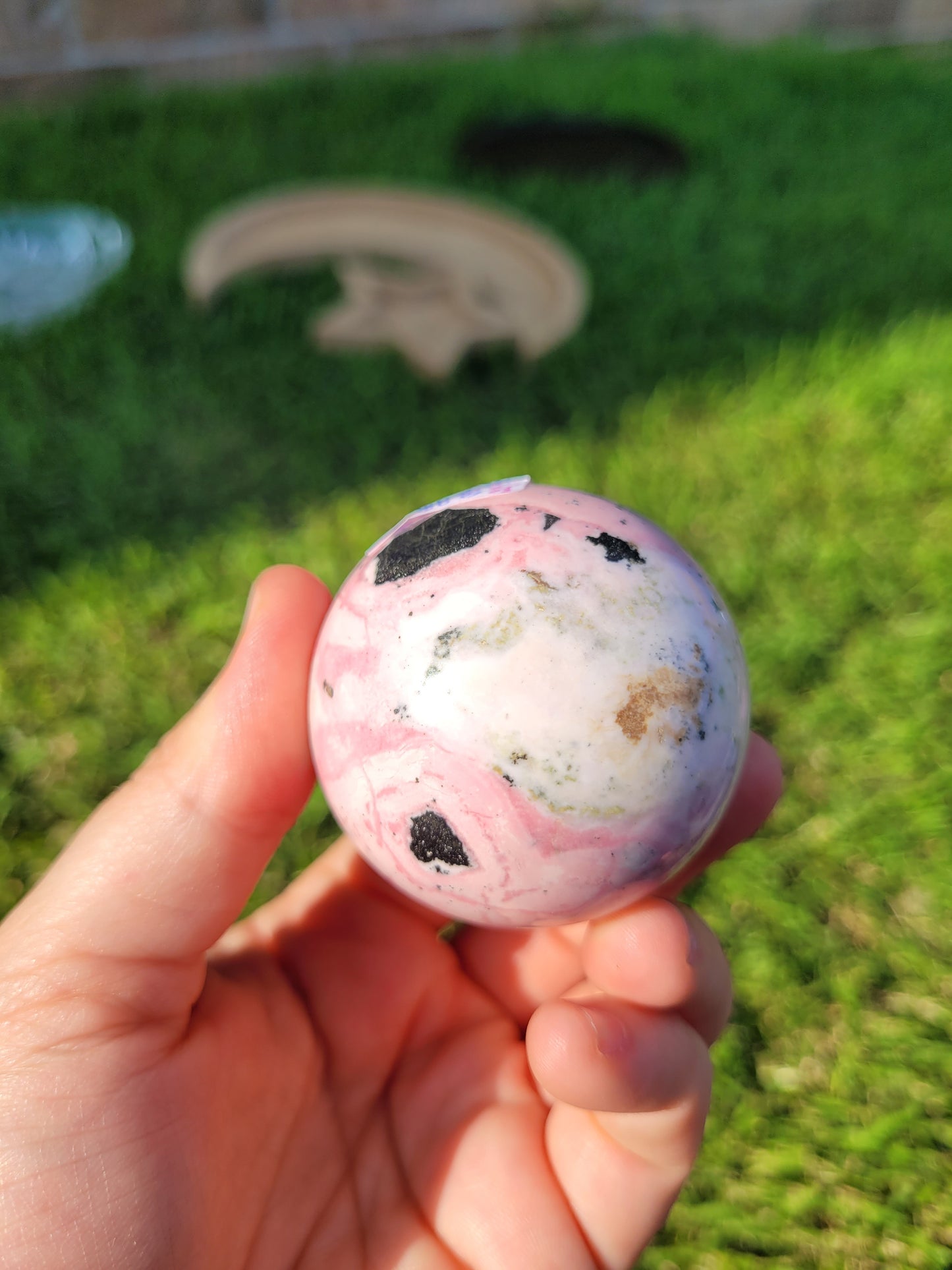 Peruvian Rhodonite Spheres