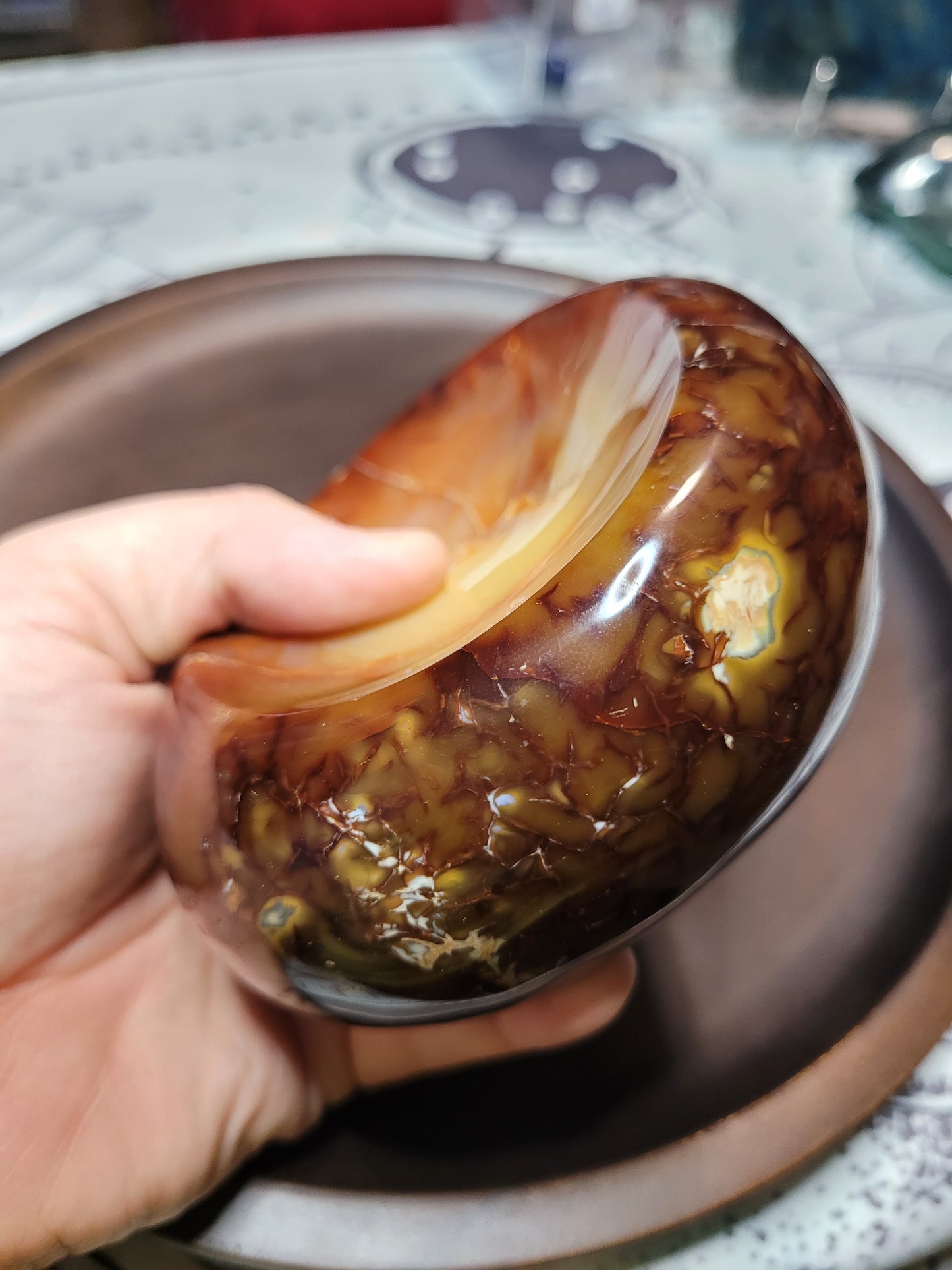 Carnelian Bowl LG - Repaired