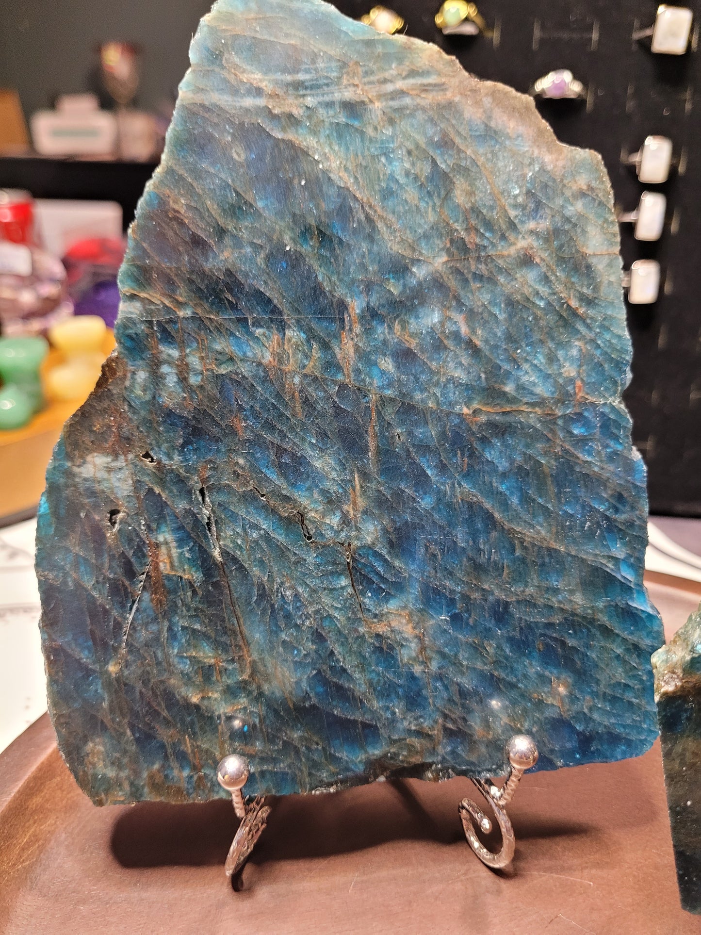 Blue Apatite Slabs
