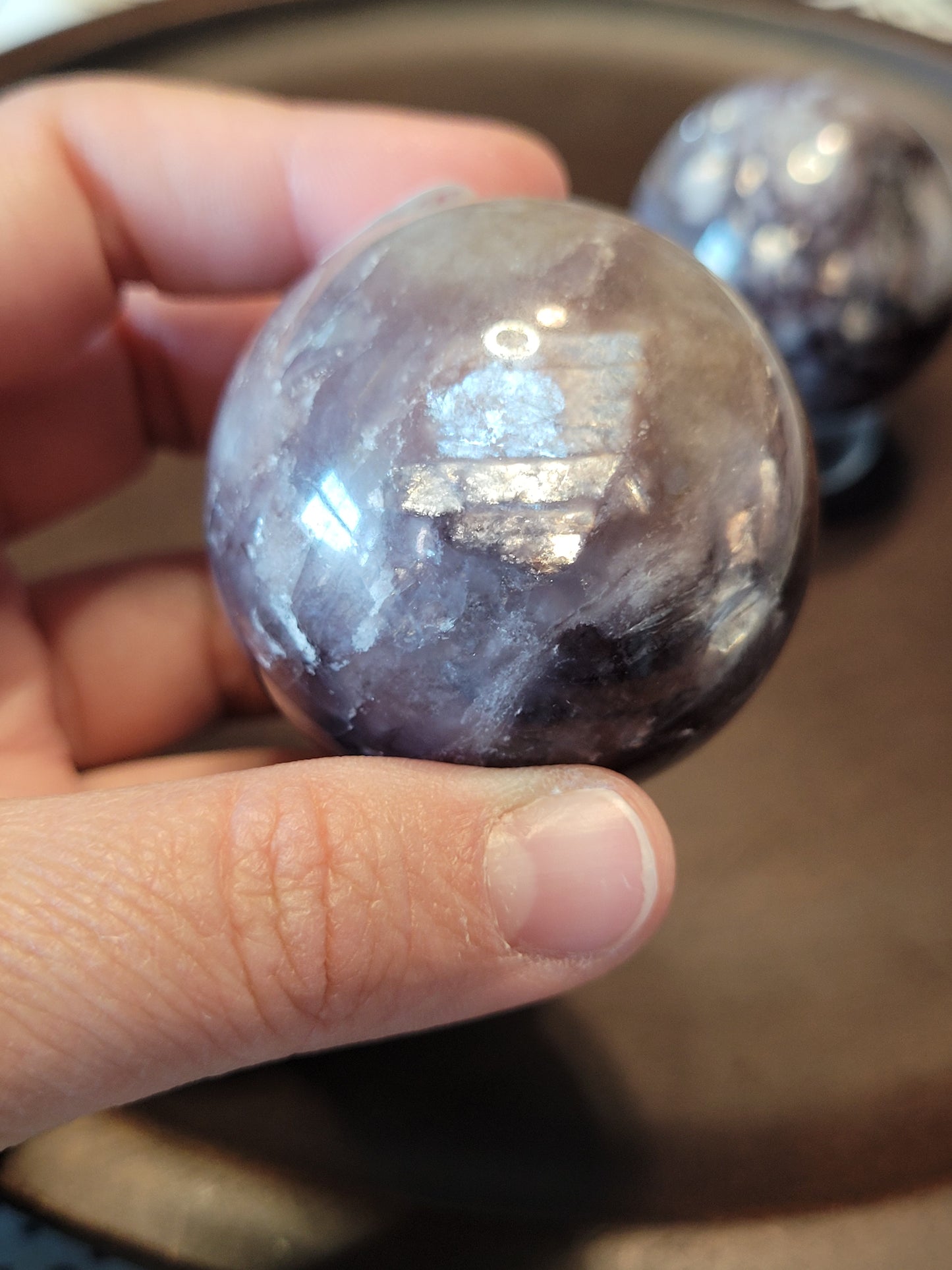 Lepidolite Spheres - High Quality