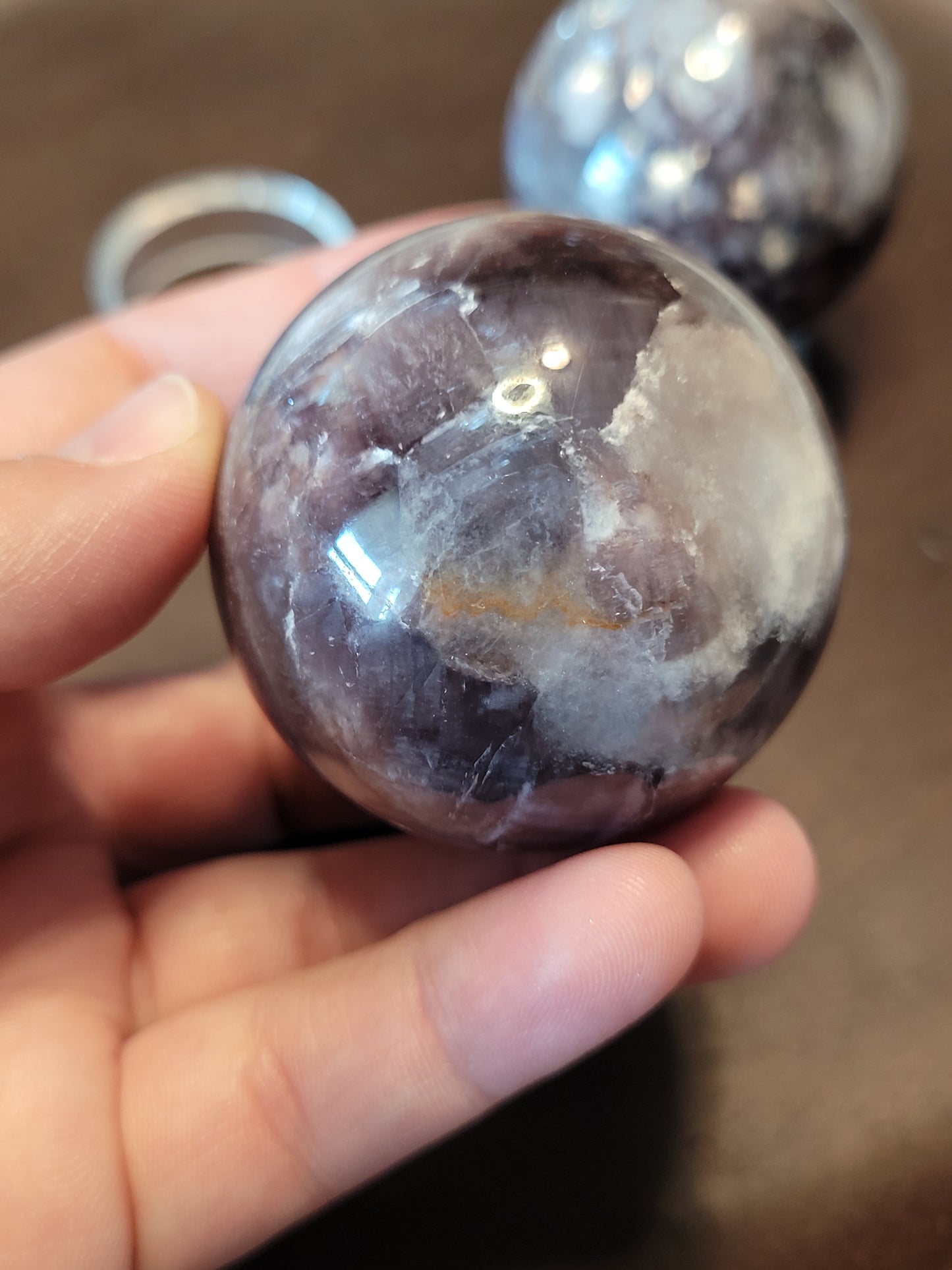 Lepidolite Spheres - High Quality