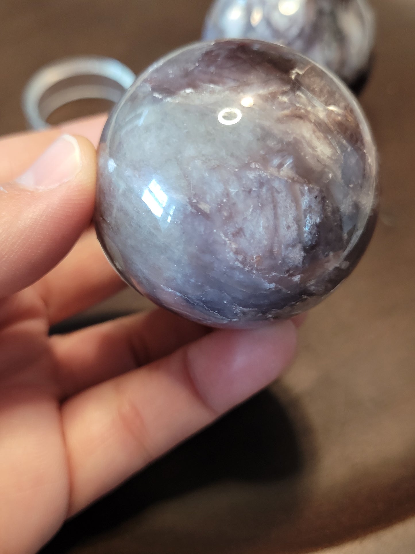 Lepidolite Spheres - High Quality