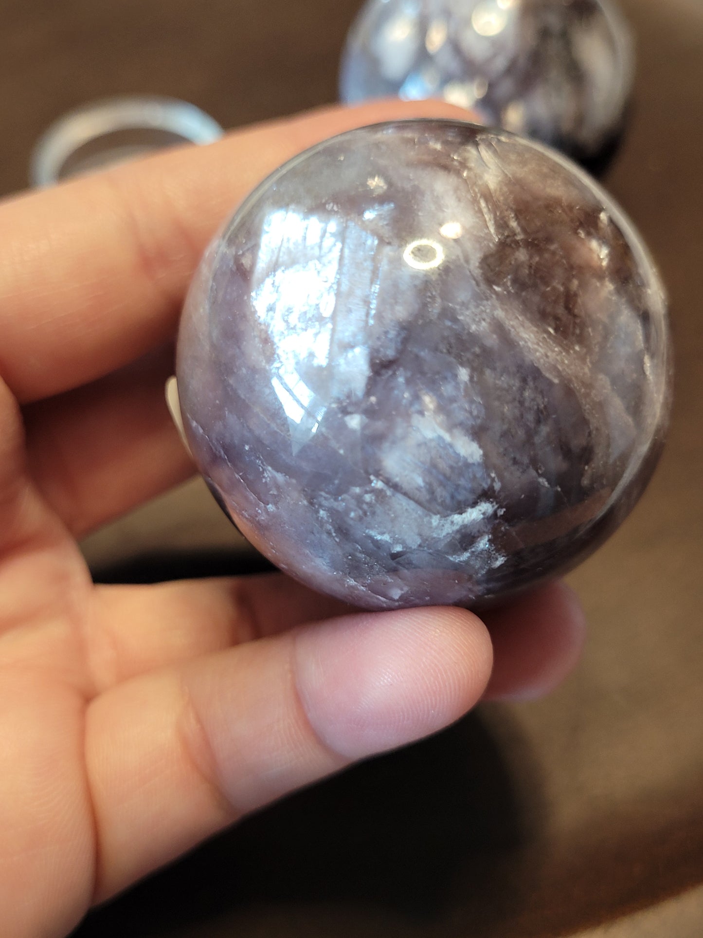 Lepidolite Spheres - High Quality