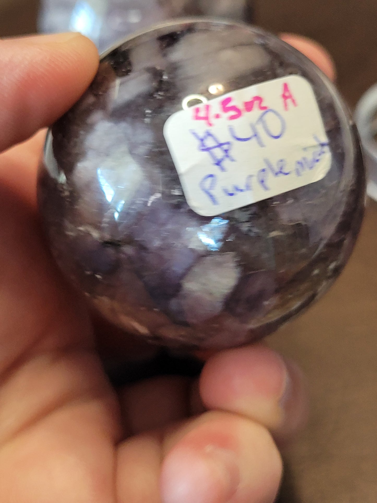 Lepidolite Spheres - High Quality