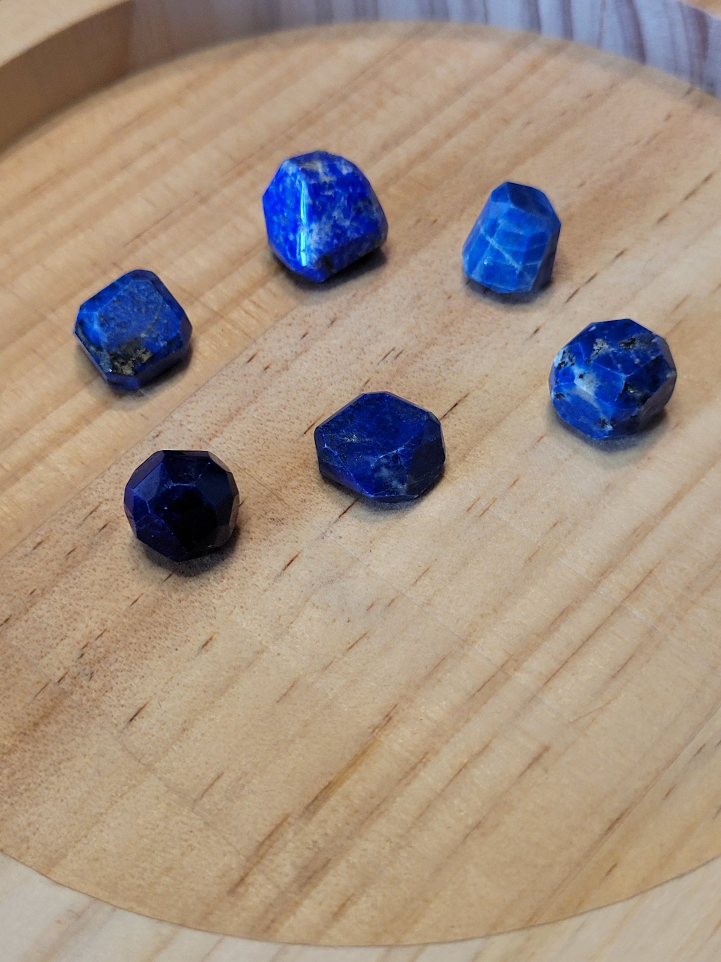 Faceted Lapis Lazuli Gems - XS
