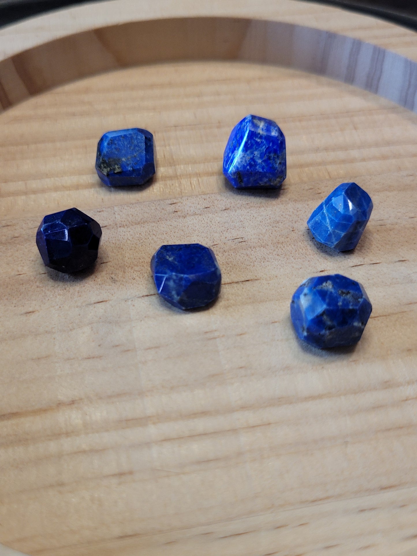 Faceted Lapis Lazuli Gems - XS