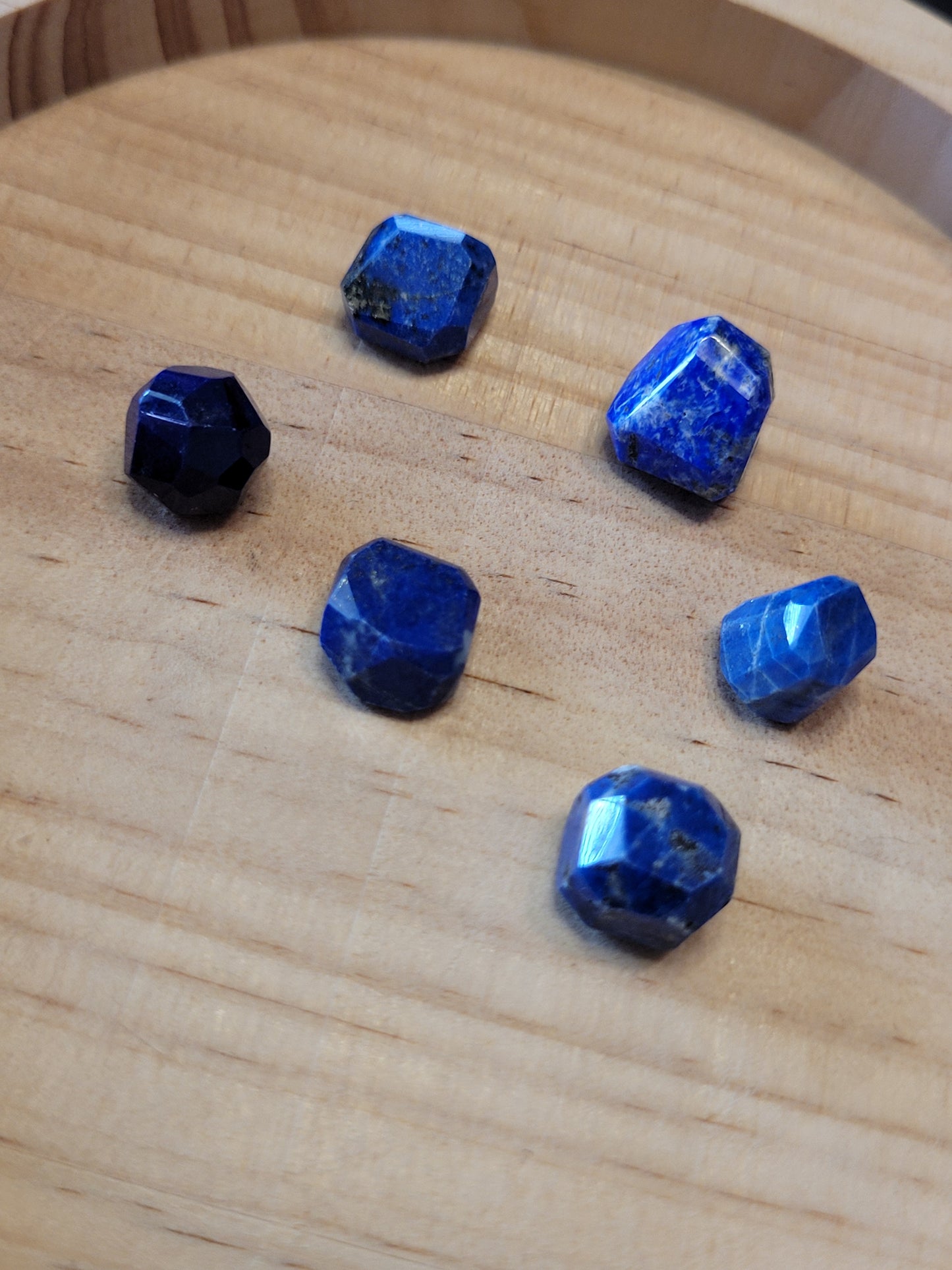 Faceted Lapis Lazuli Gems - XS