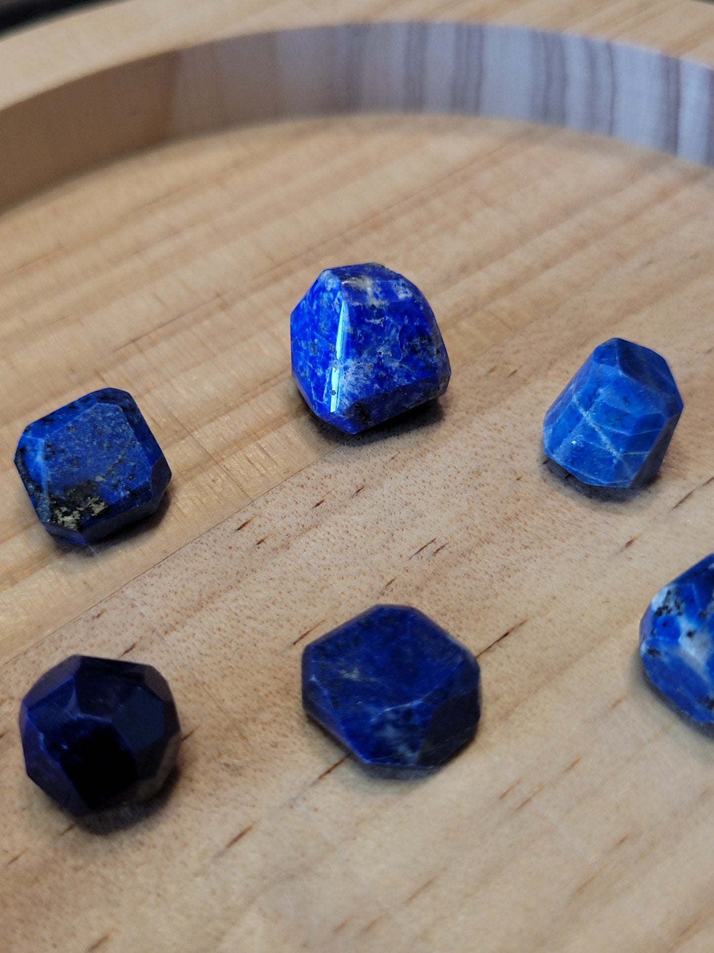 Faceted Lapis Lazuli Gems - XS