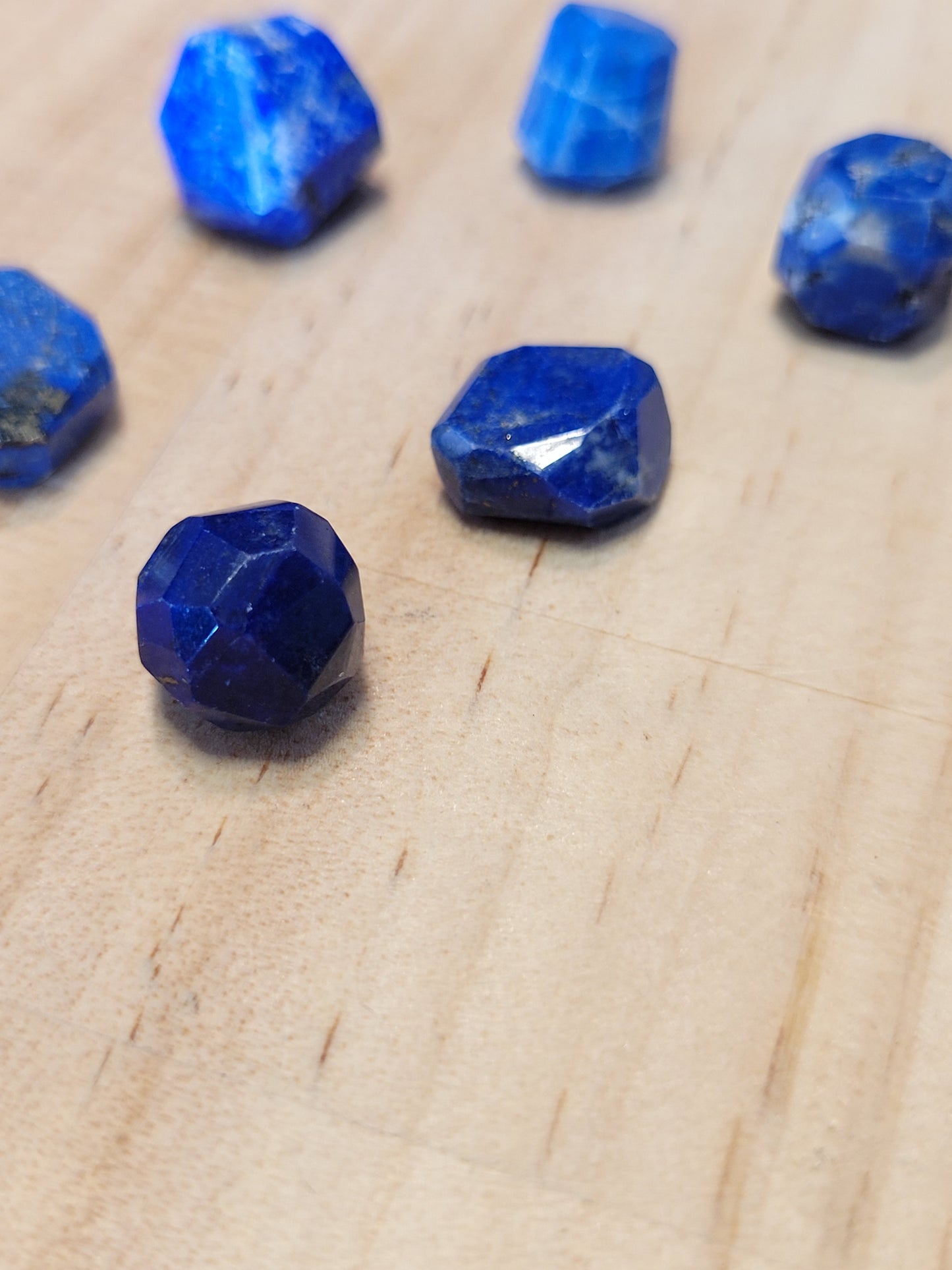 Faceted Lapis Lazuli Gems - XS