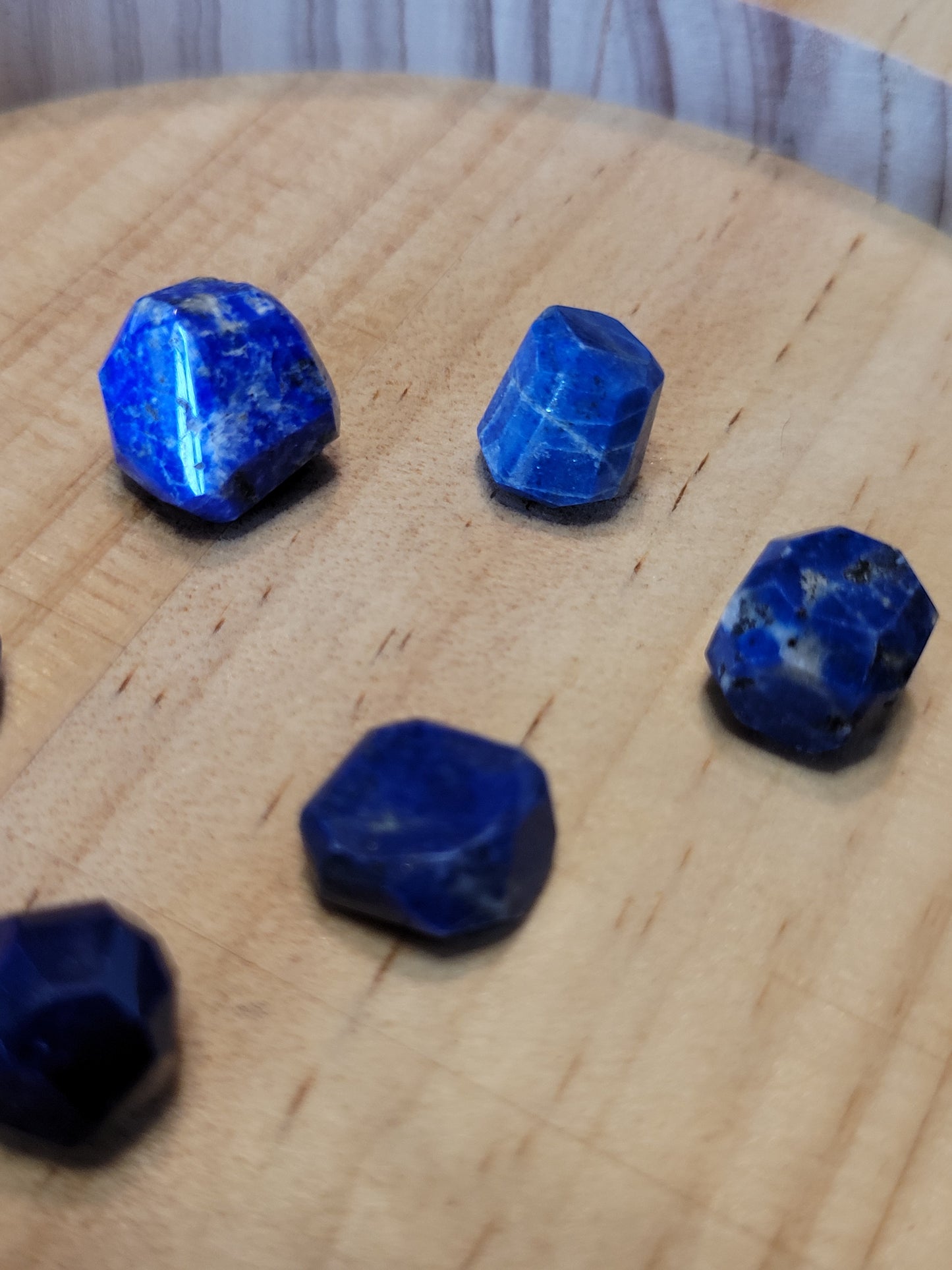 Faceted Lapis Lazuli Gems - XS
