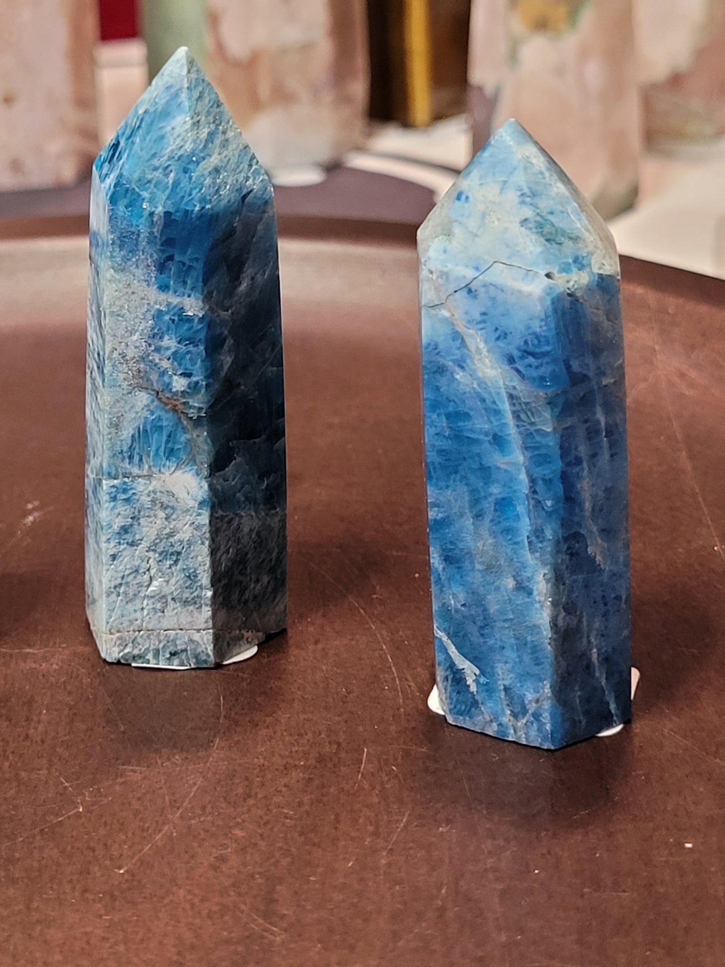 Blue Apatite Towers - small