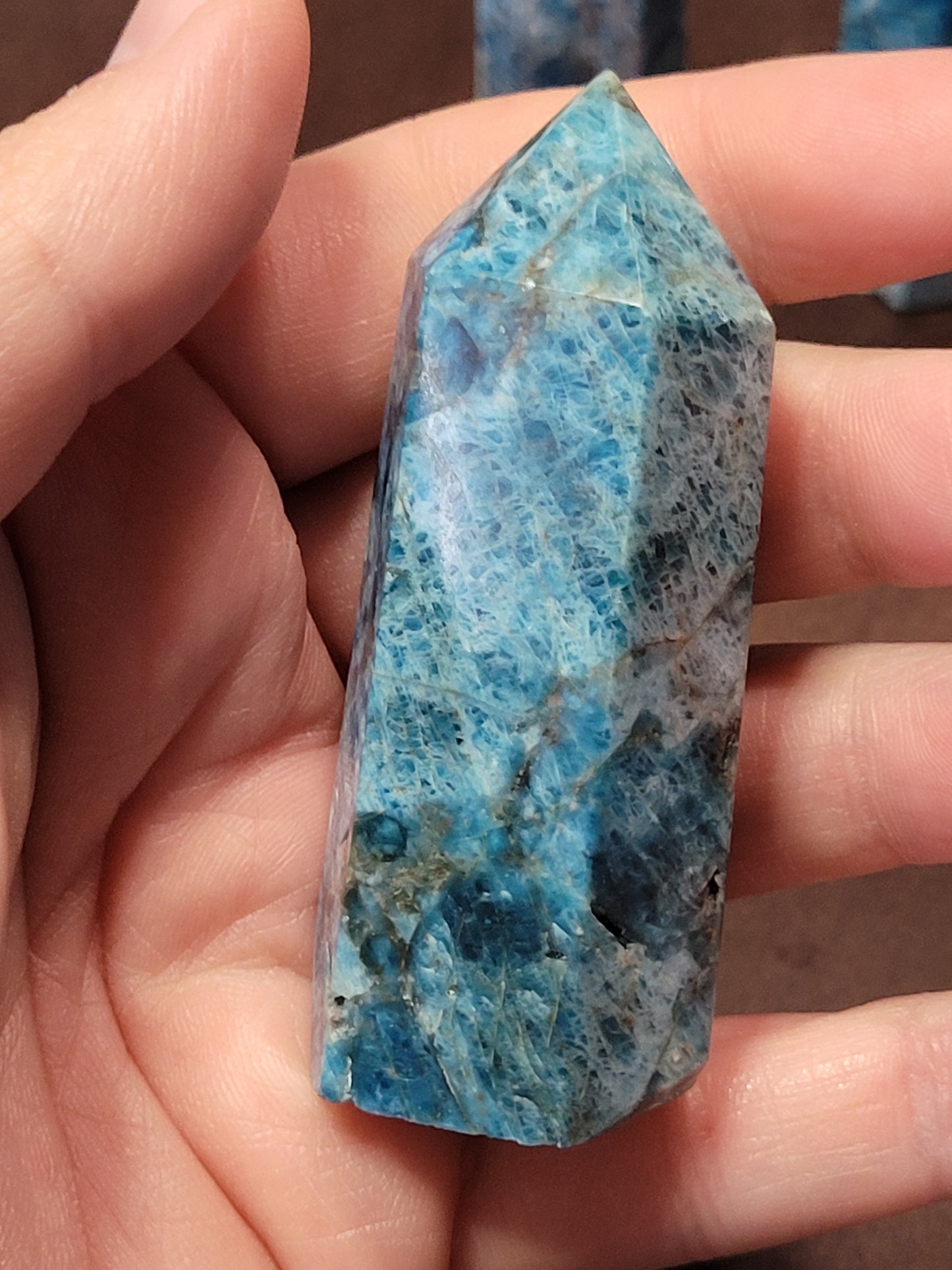 Blue Apatite Towers - small