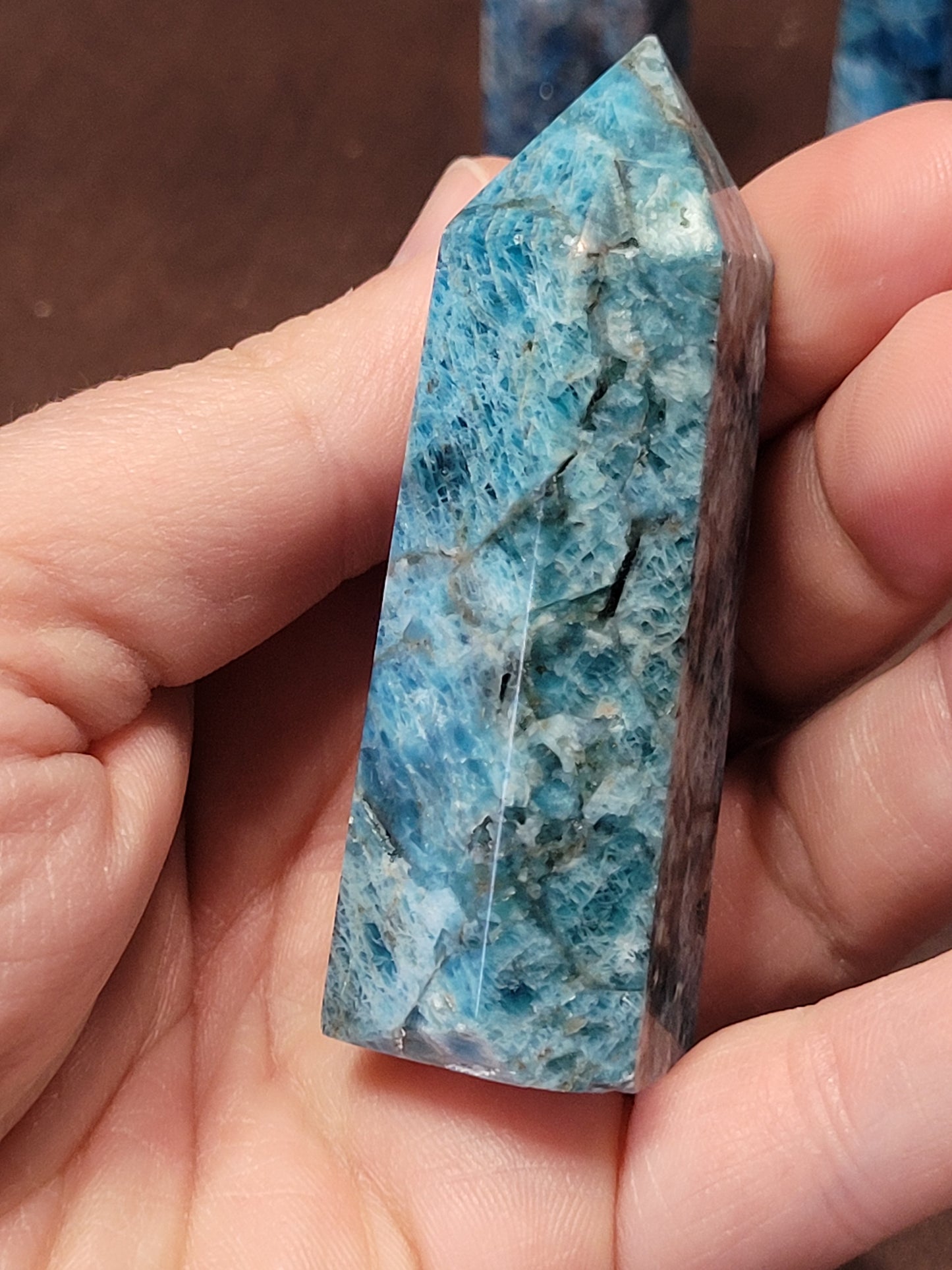 Blue Apatite Towers - small