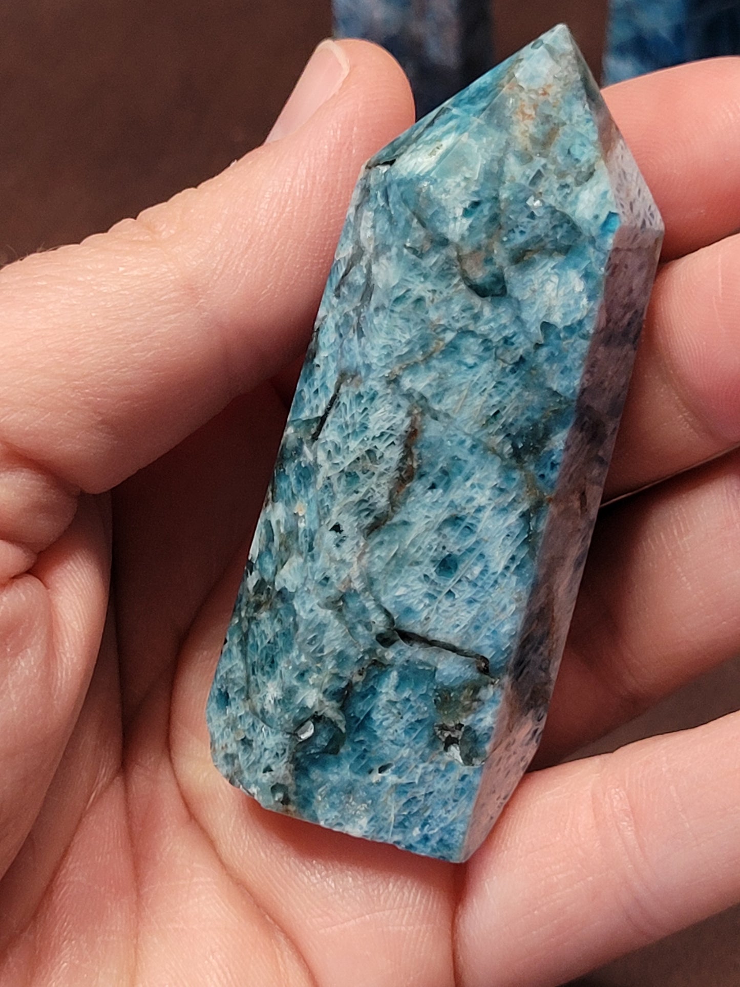 Blue Apatite Towers - small