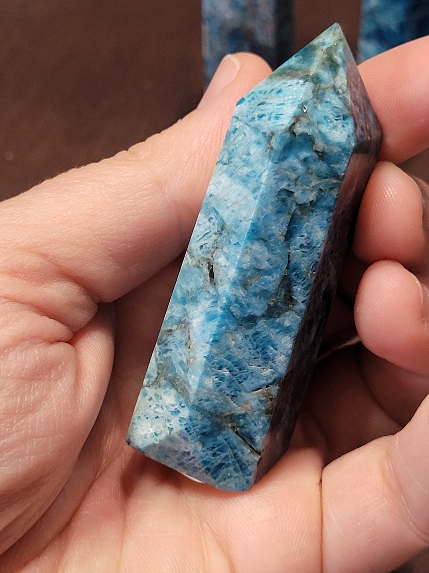 Blue Apatite Towers - small