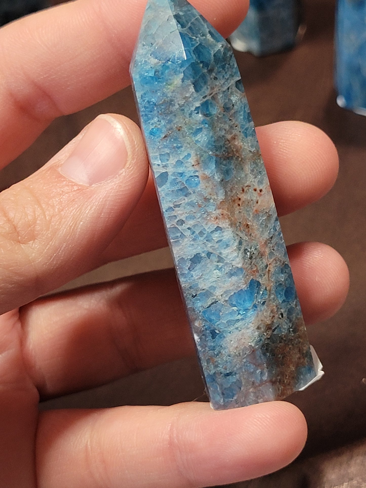 Blue Apatite Towers - small