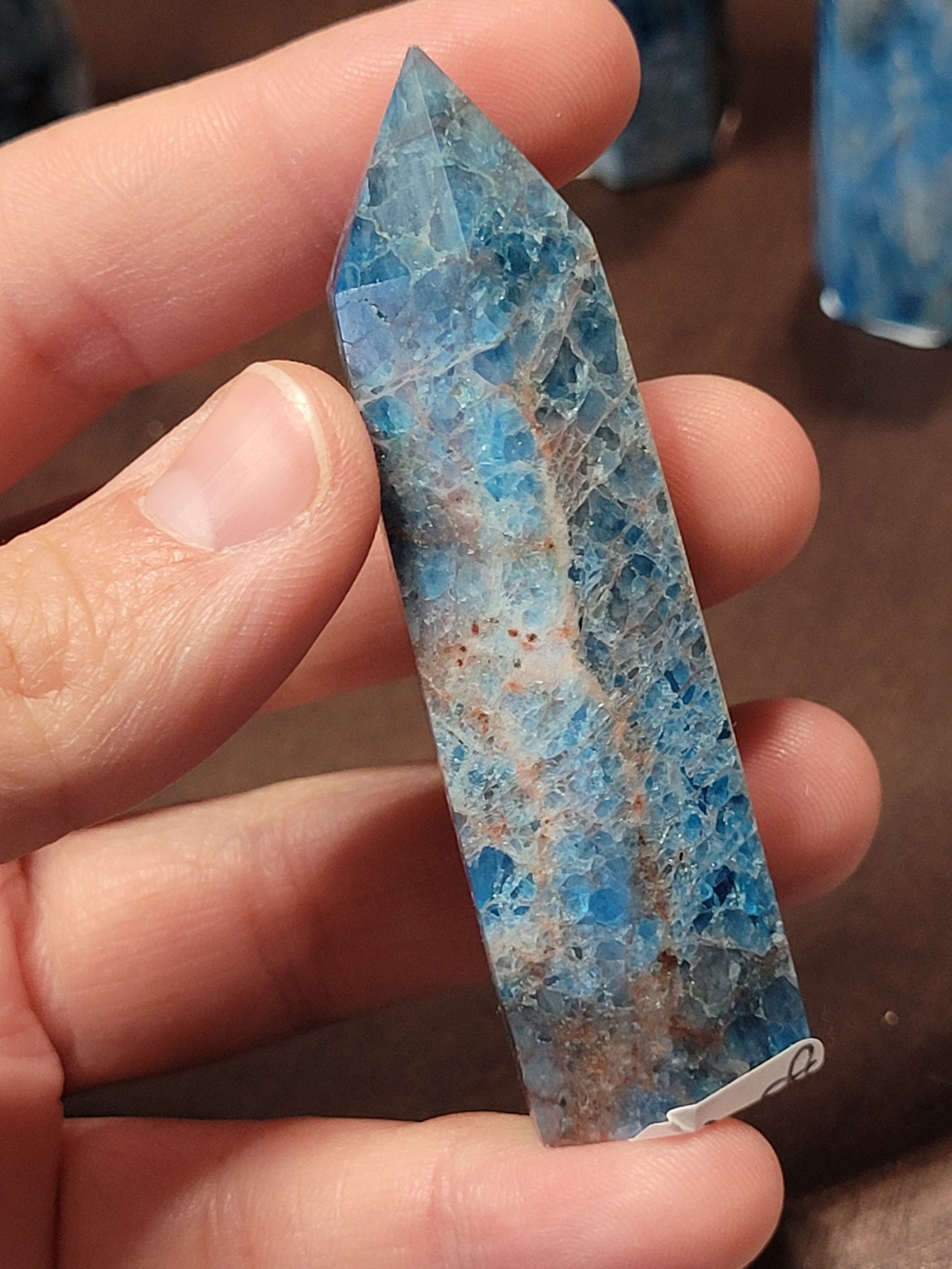 Blue Apatite Towers - small