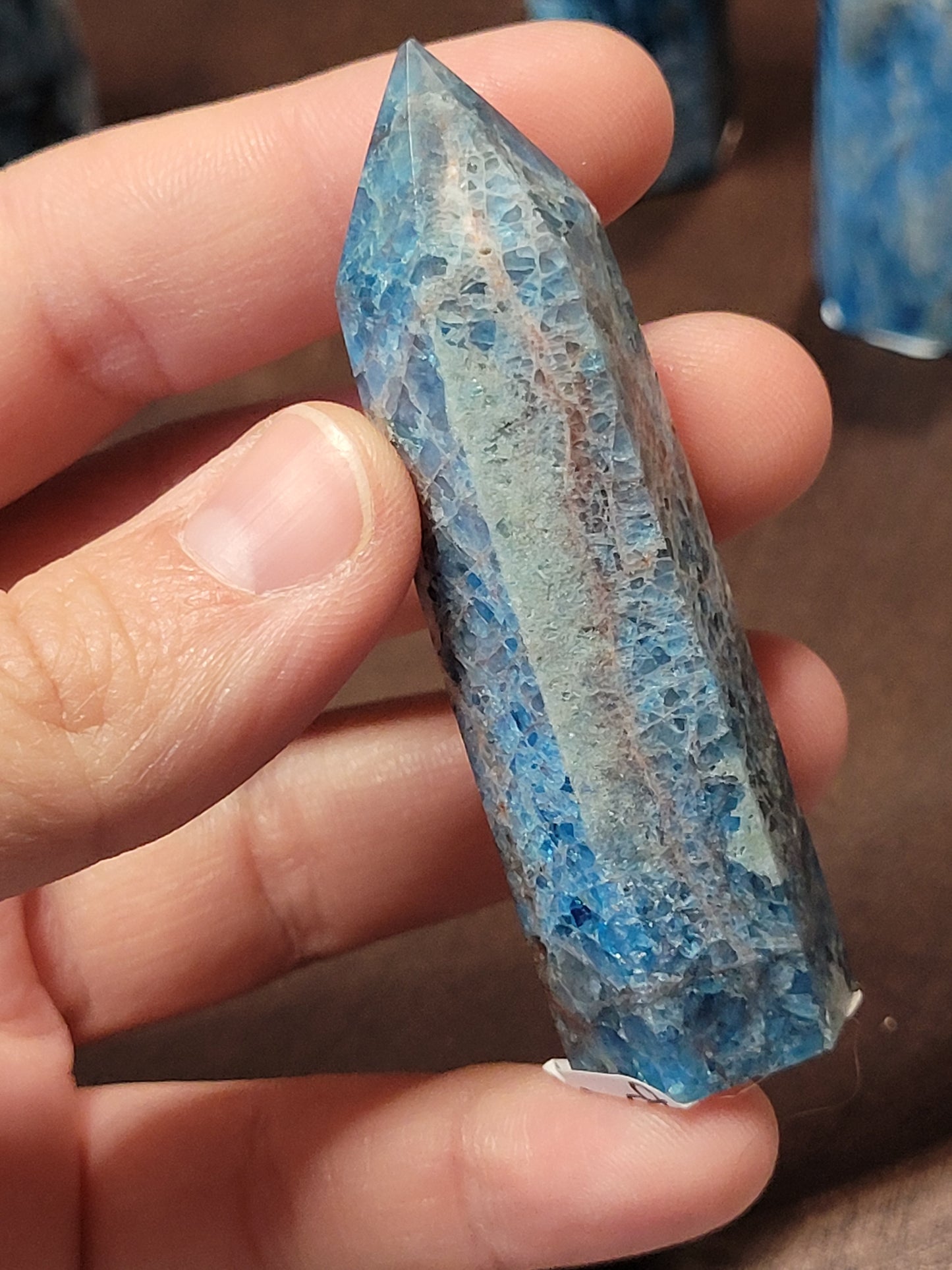Blue Apatite Towers - small