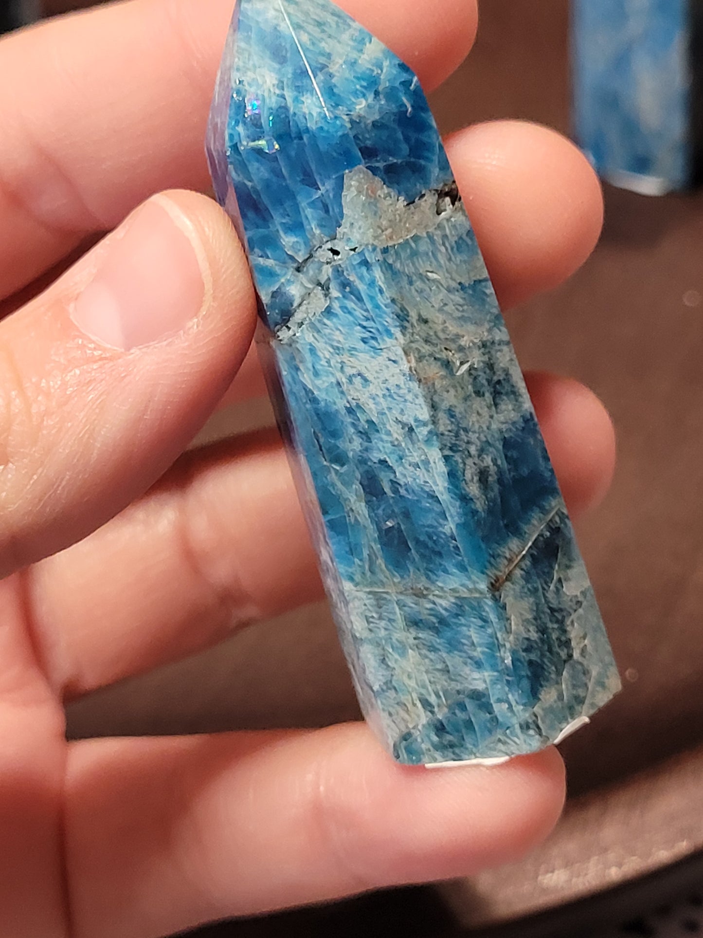 Blue Apatite Towers - small