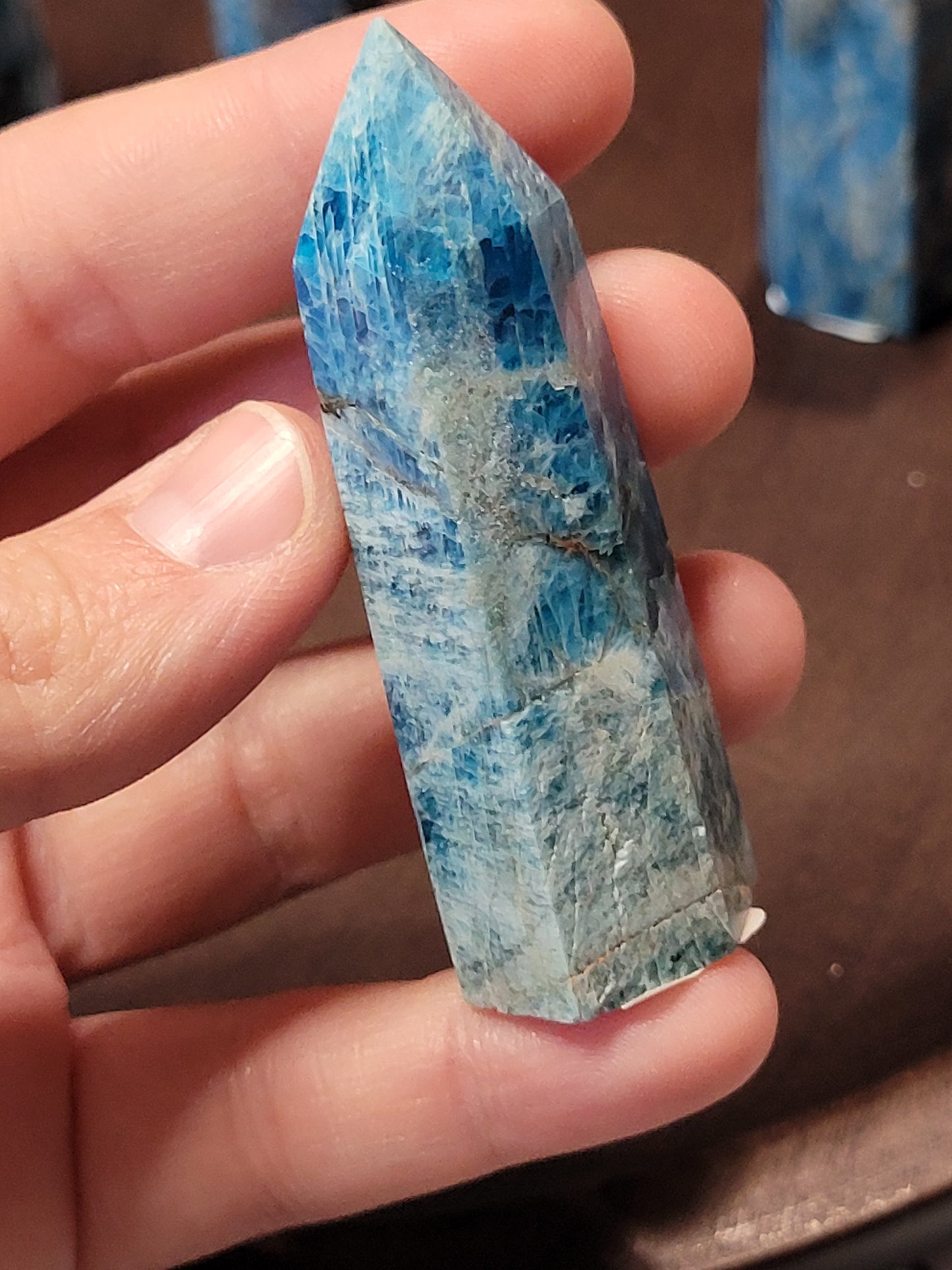 Blue Apatite Towers - small
