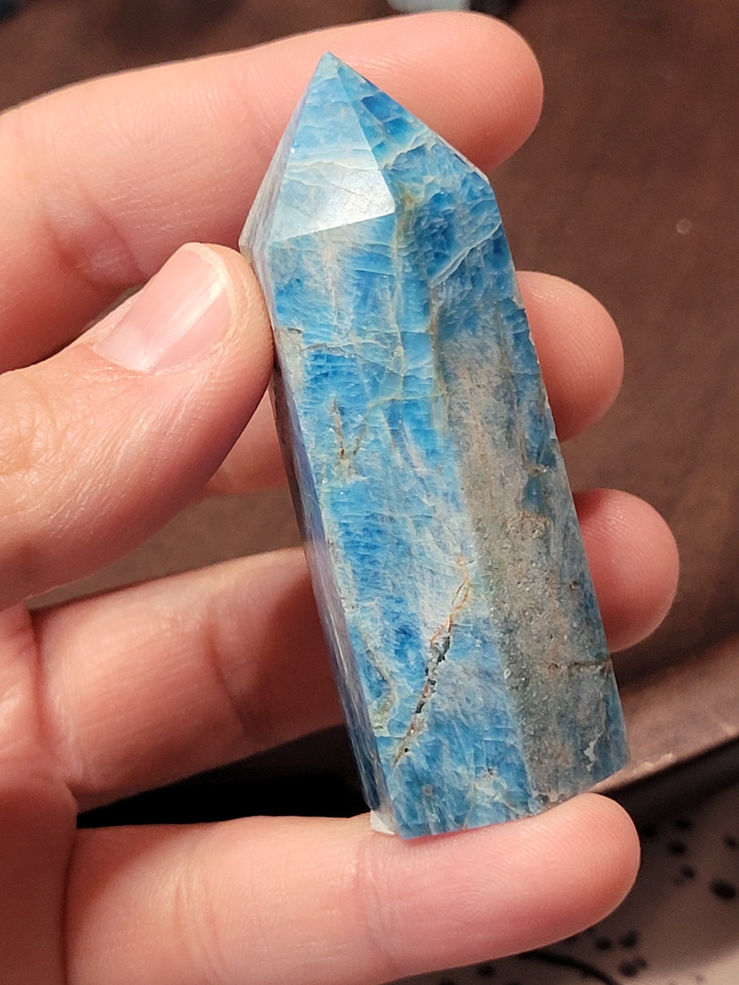 Blue Apatite Towers - small
