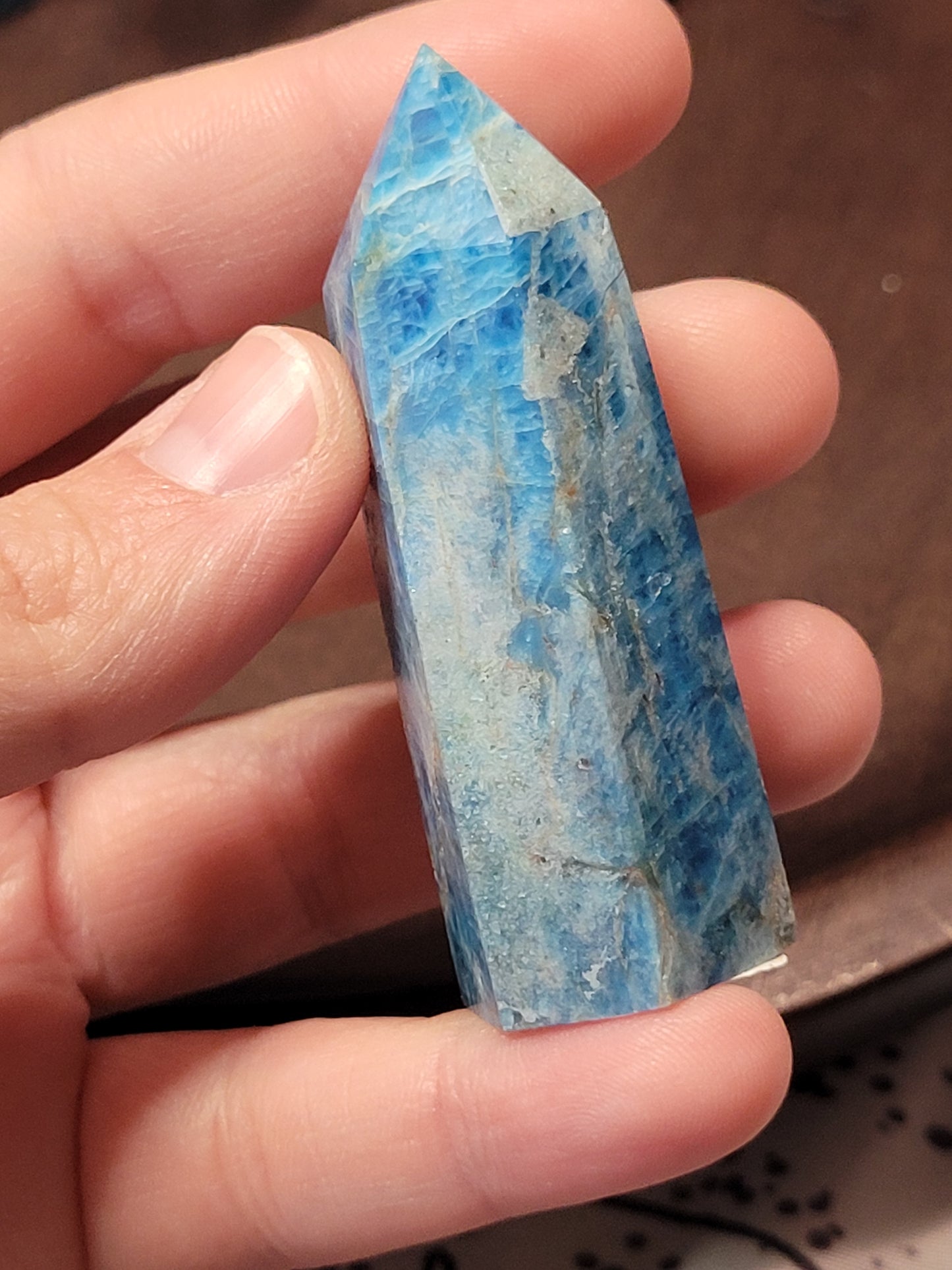 Blue Apatite Towers - small